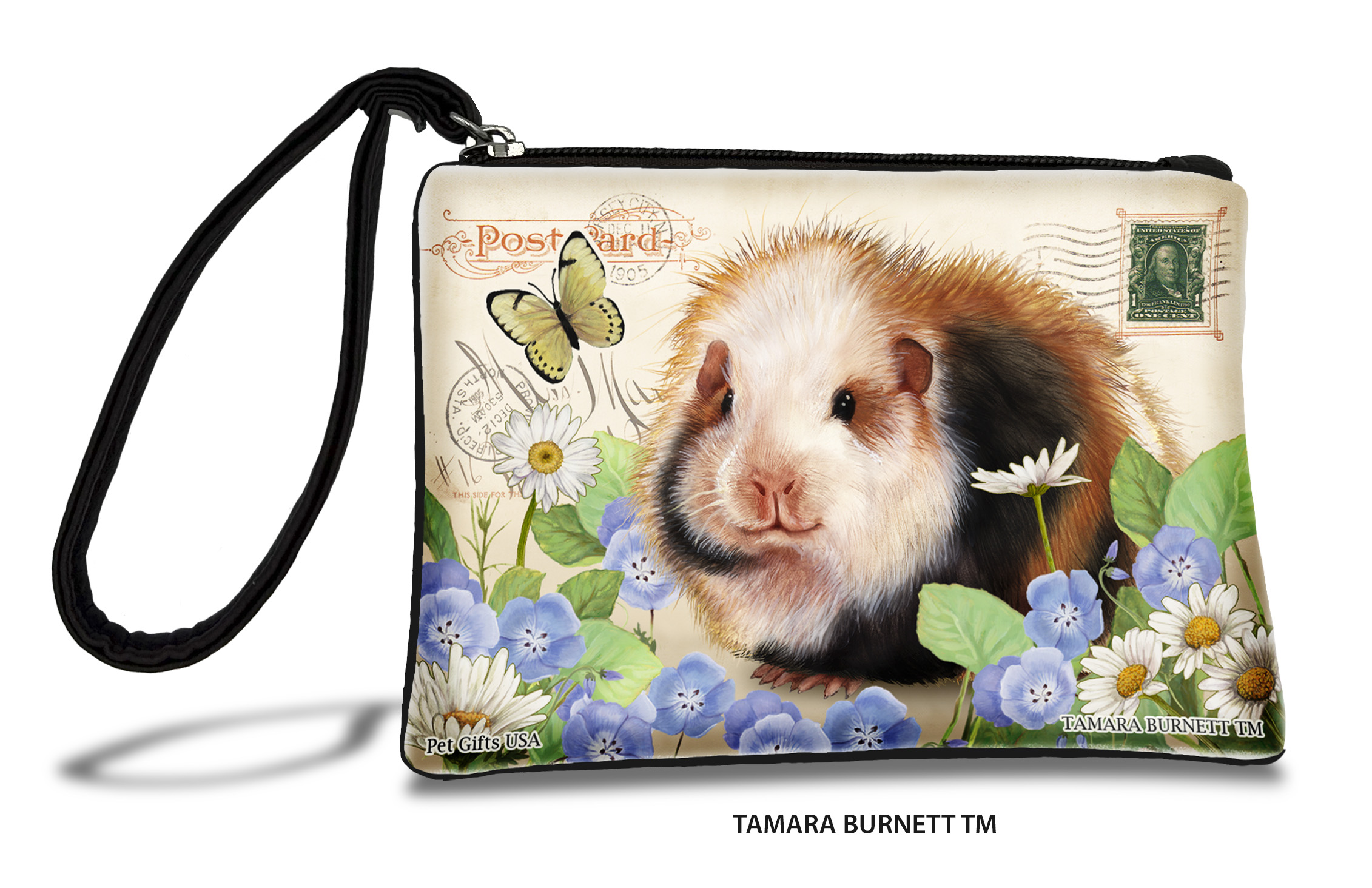 An image of product 31333 - Teddy Bear Guinea Pig (___) - Zippies Pet Pouch Coin Purse