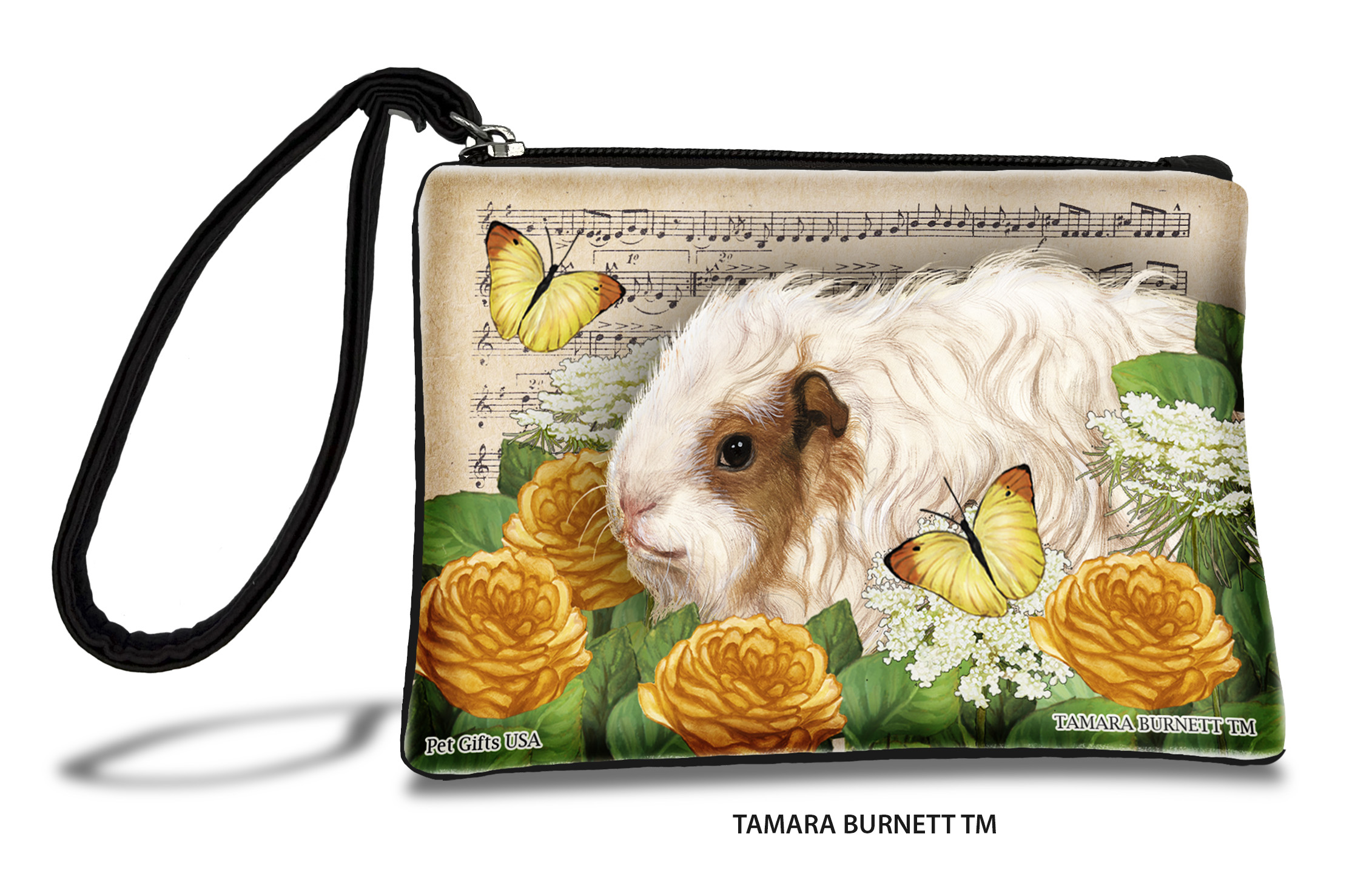 An image of product 31334 - Texel Guinea Pig (___) - Zippies Pet Pouch Coin Purse