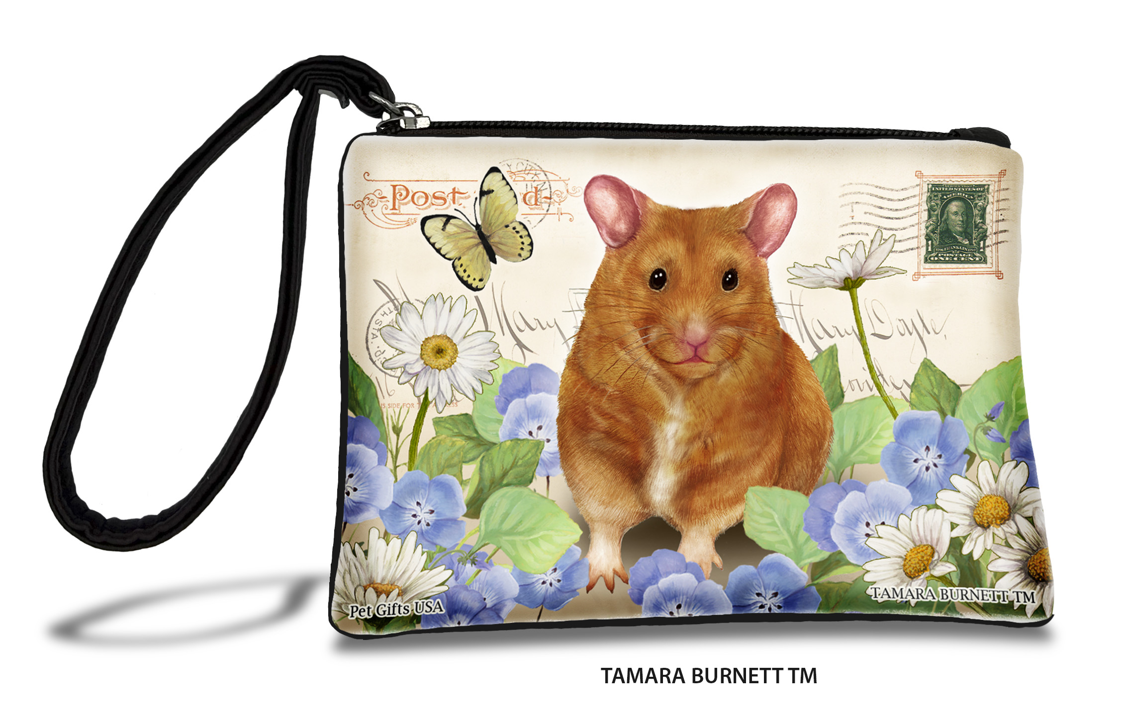 An image of product 31335 - Hamster (_cinnamon_) - Zippies Pet Pouch Coin Purse