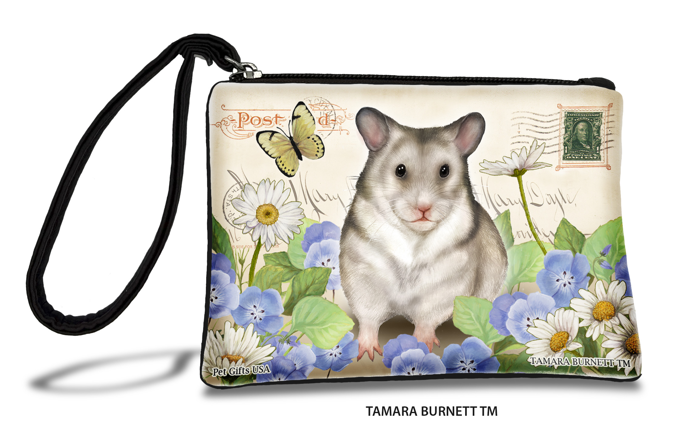 Hamster (_silver_) - Zippies Pet Pouch Coin Purse