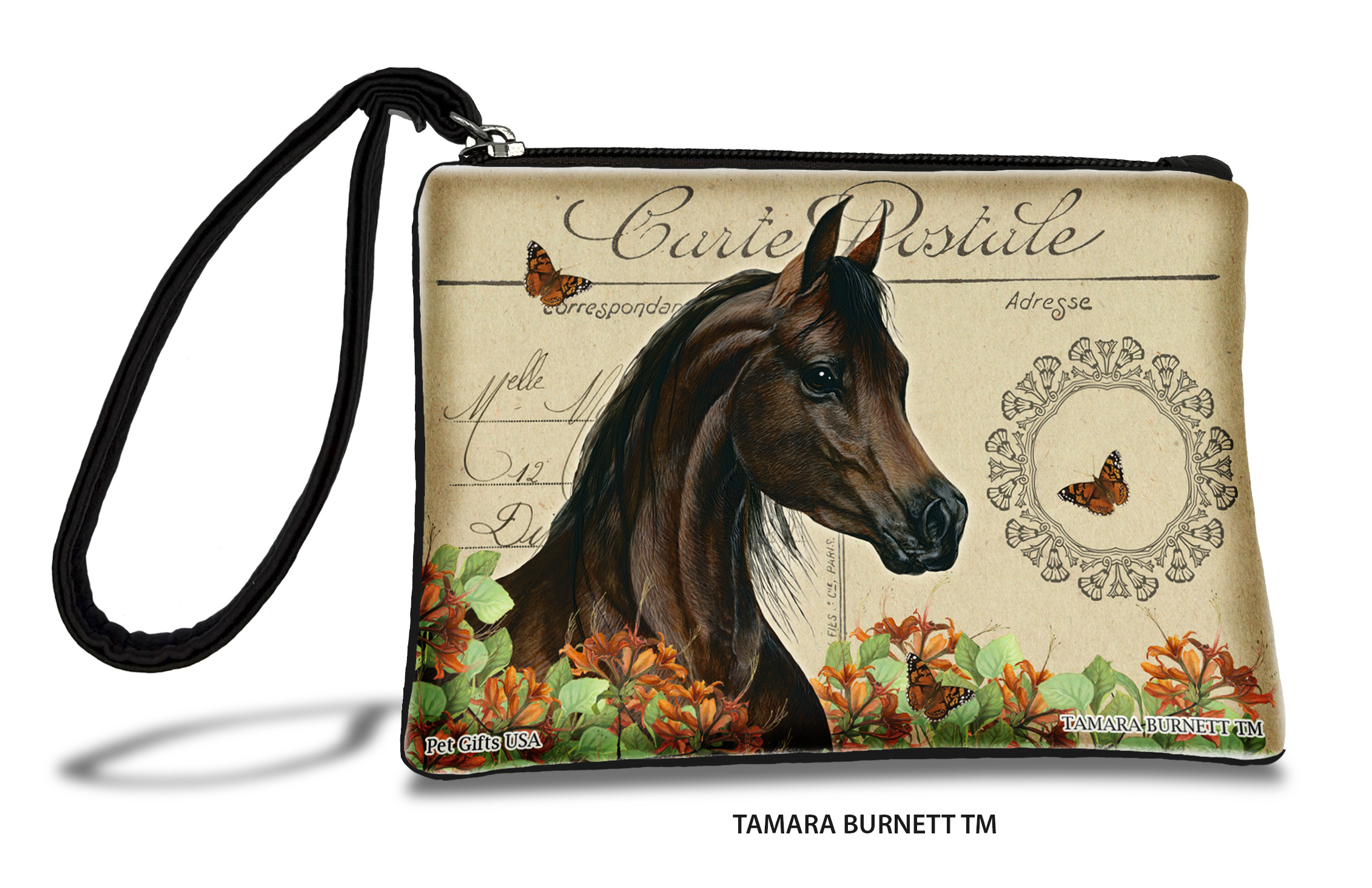 Arabian Horse (__chestnut_) - Zippies Pet Pouch Coin Purse