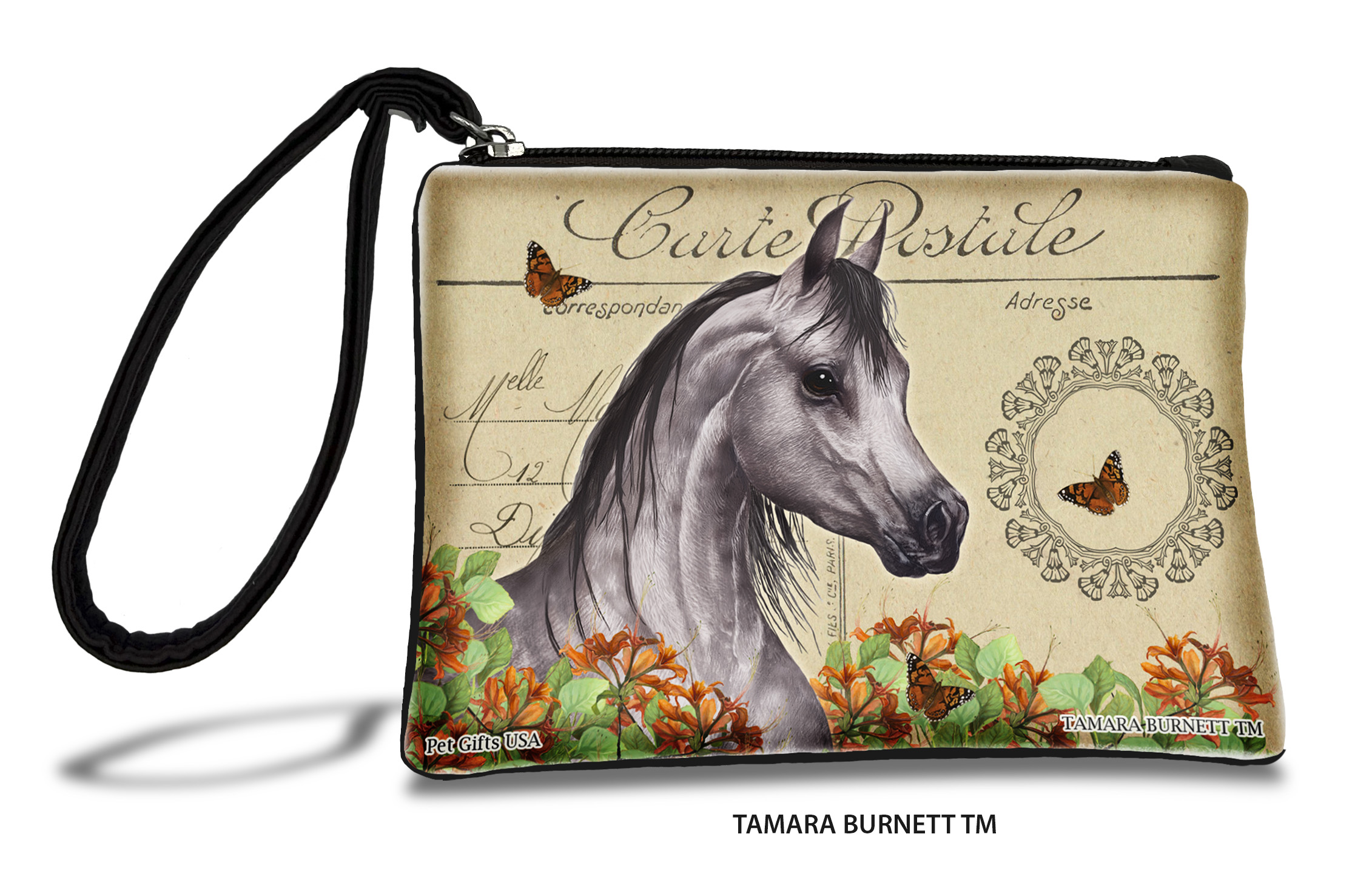 Arabian Horse (__grey_dapple_) - Zippies Pet Pouch Coin Purse