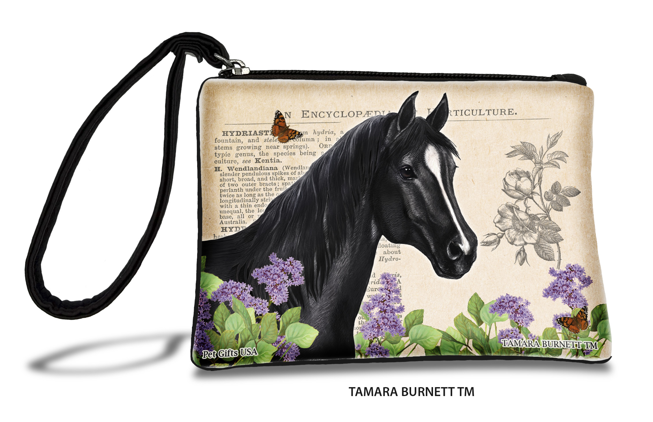 Quarter Horse (__black_) - Zippies Pet Pouch Coin Purse