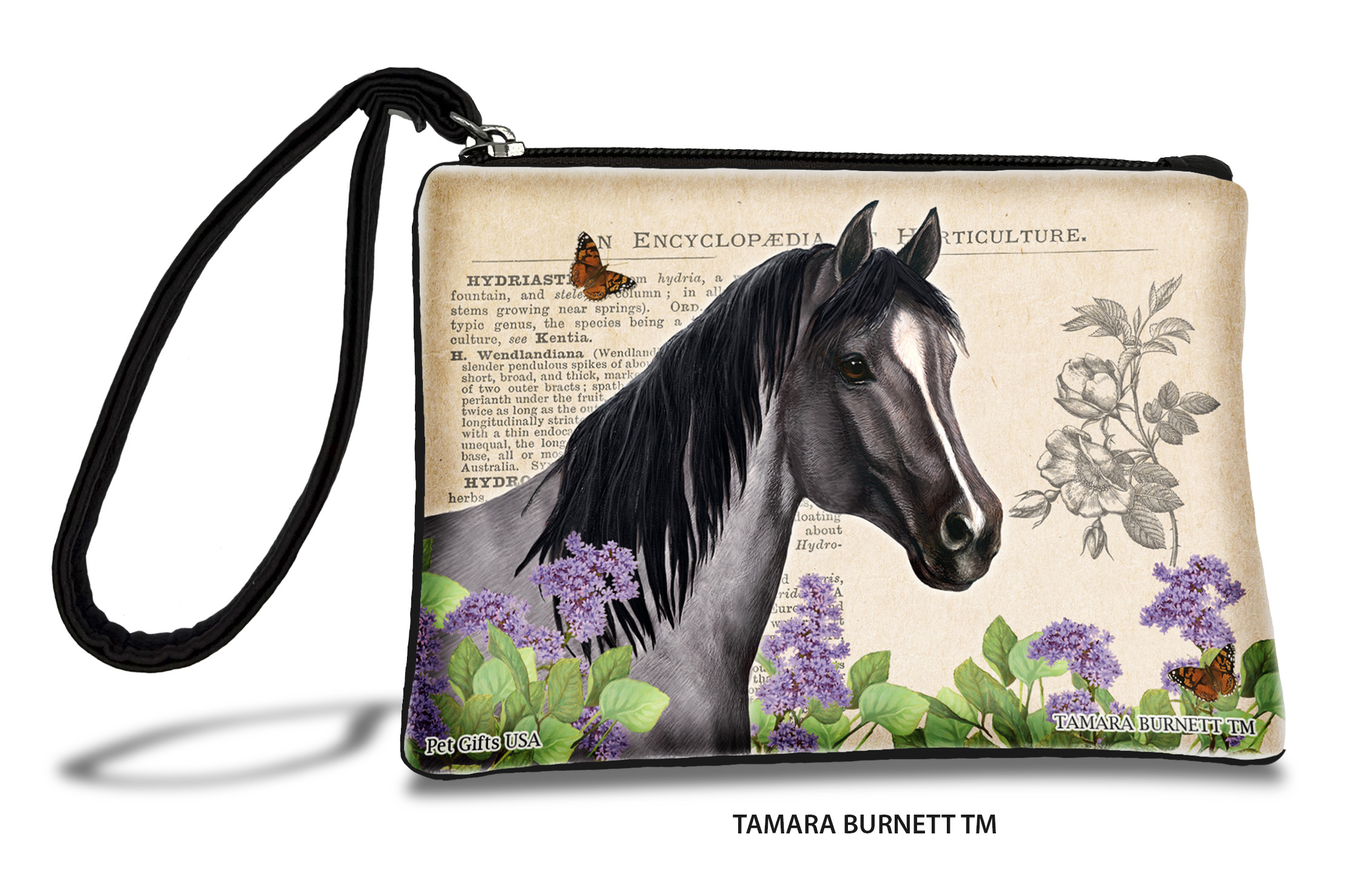 Quarter Horse (__blue_roan_) - Zippies Pet Pouch Coin Purse