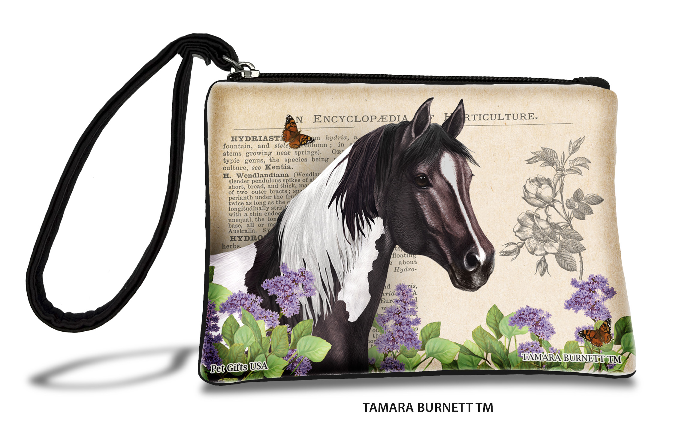 Quarter Horse (__brown_paint_) - Zippies Pet Pouch Coin Purse