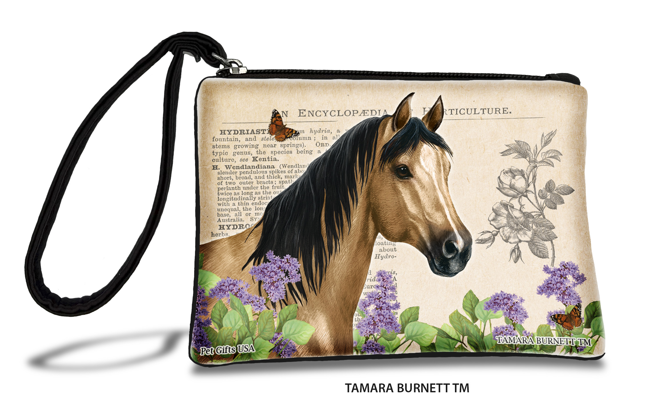 Quarter Horse (__buckskin_) - Zippies Pet Pouch Coin Purse