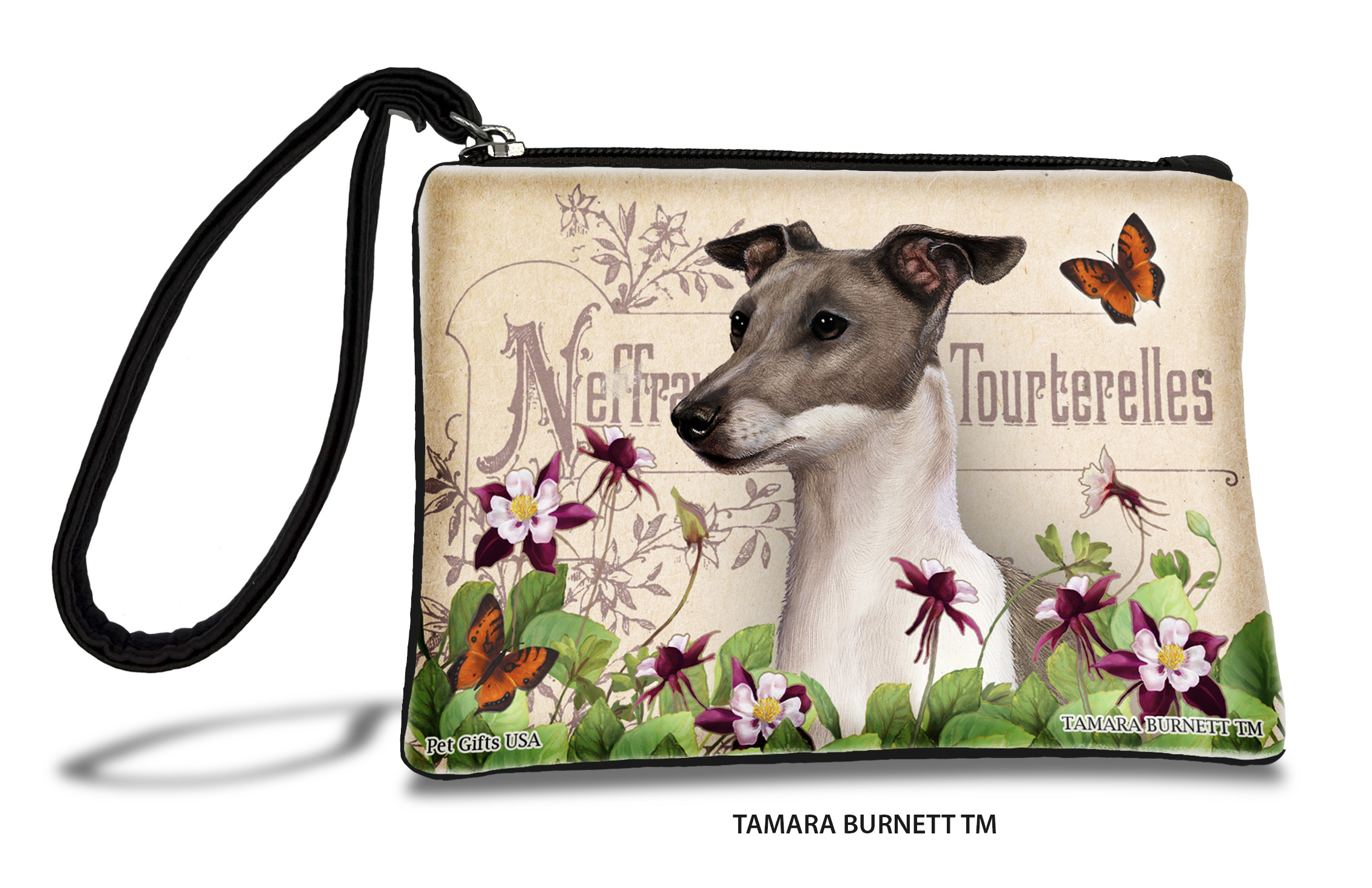 Italian Greyhound (__blue_and_white_) - Zippies Pet Pouch Coin Purse