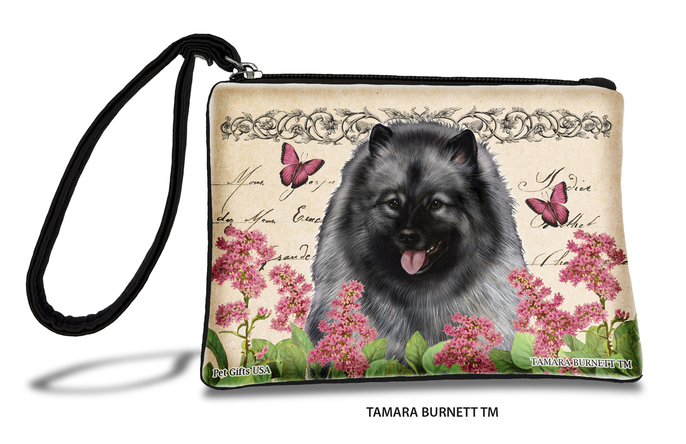 An image of product 31383 - Keeshond (_) - Zippies Pet Pouch Coin Purse