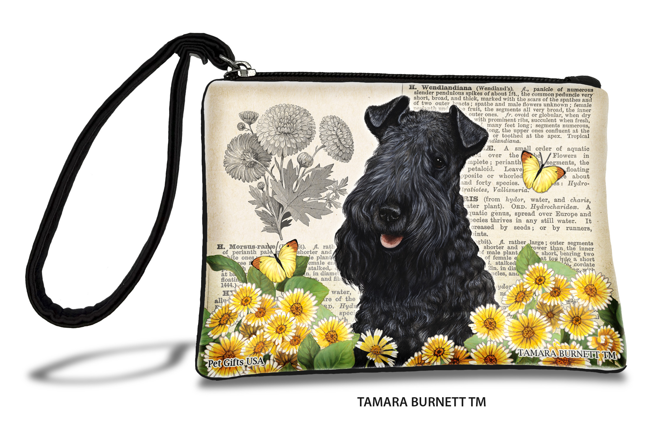 An image of product 31384 - Kerry Blue Terrier (___) - Zippies Pet Pouch Coin Purse