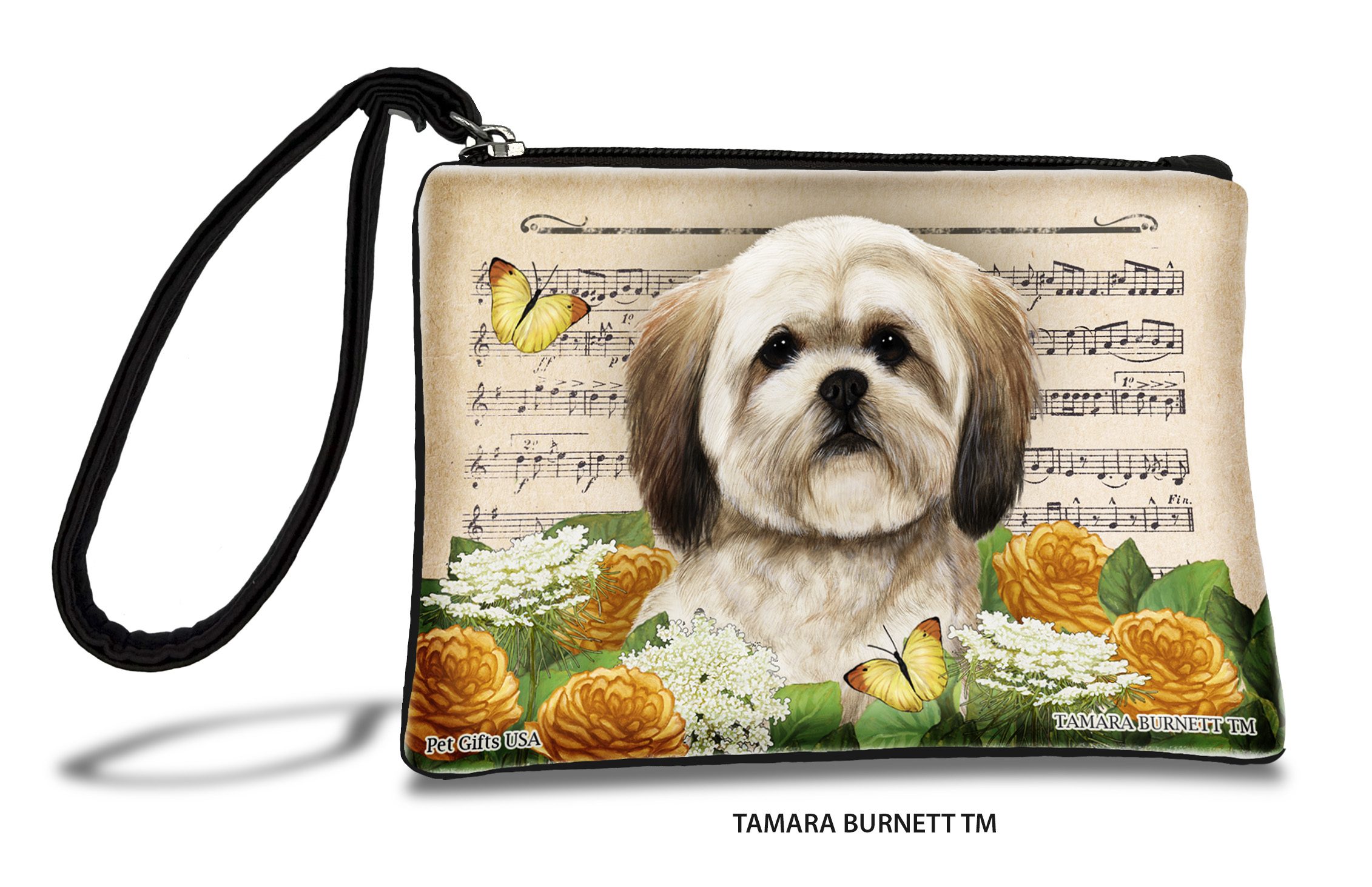 An image of product 31418 - Lhasa Apso (__brown_) - Zippies Pet Pouch Coin Purse
