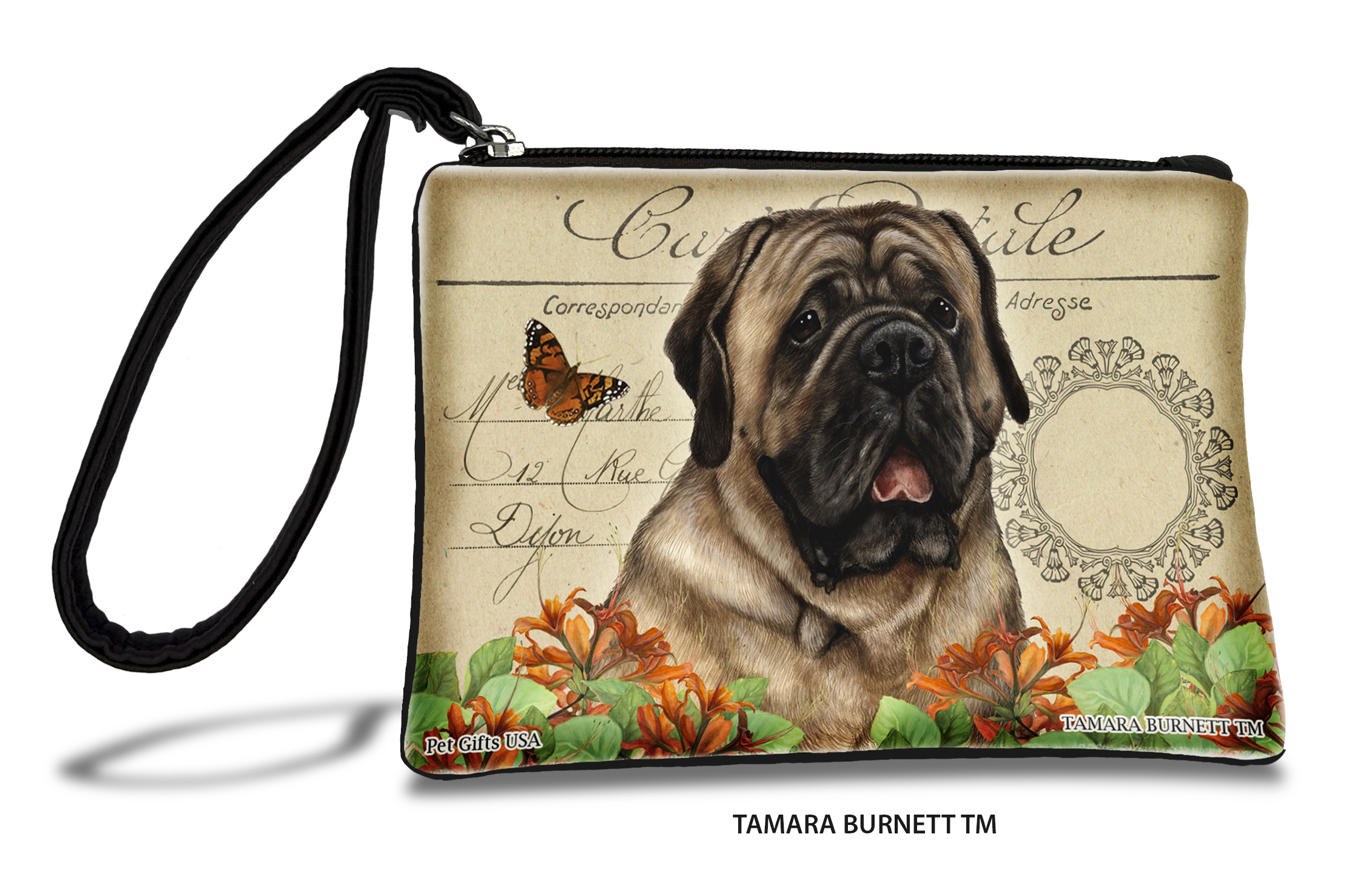 An image of product 31425 - Mastiff (_fawn_) - Zippies Pet Pouch Coin Purse