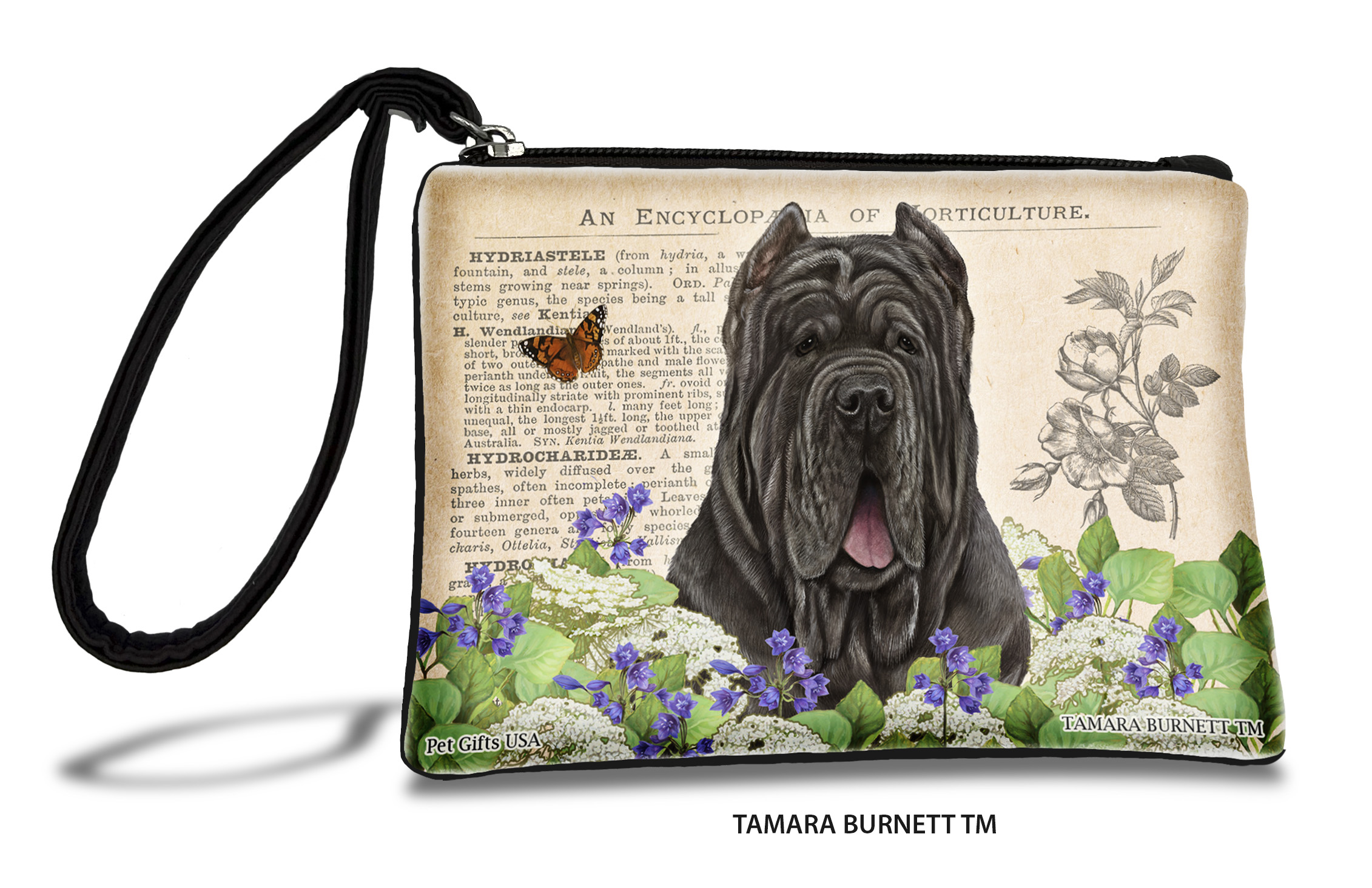 Neapolitan Mastiff (__tawny_cropped_) - Zippies Pet Pouch Coin Purse