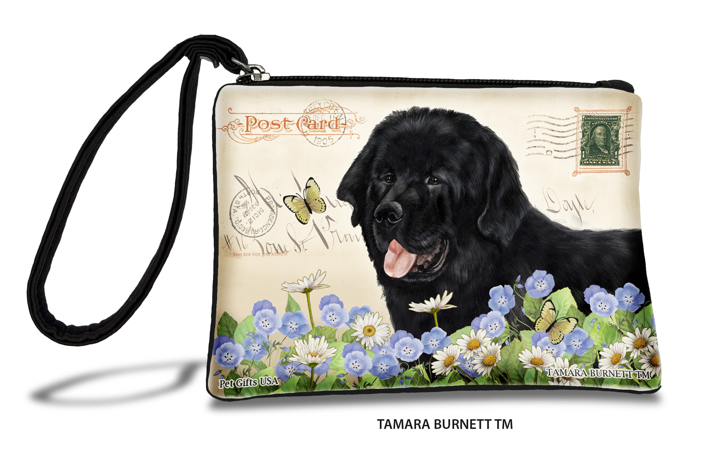 An image of product 31438 - Newfoundland (_black_) - Zippies Pet Pouch Coin Purse
