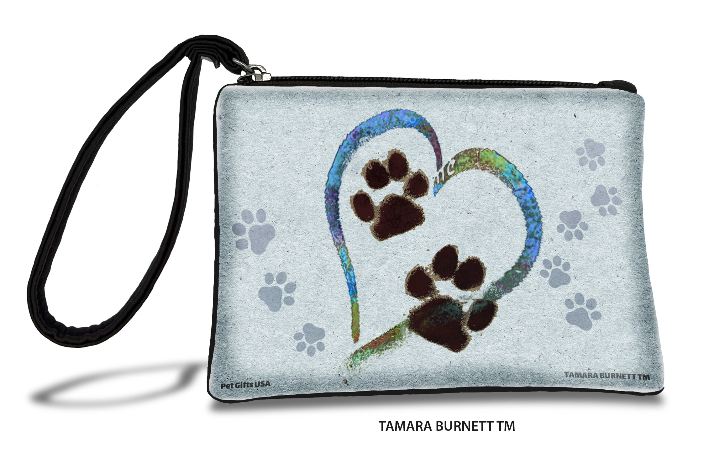 Pawmarks On My Heart 7 Blue - Zippies Pet Pouch Coin Purse image Pawmarks On My Heart 7 Blue - Zippies Pet Pouch Coin Purse image