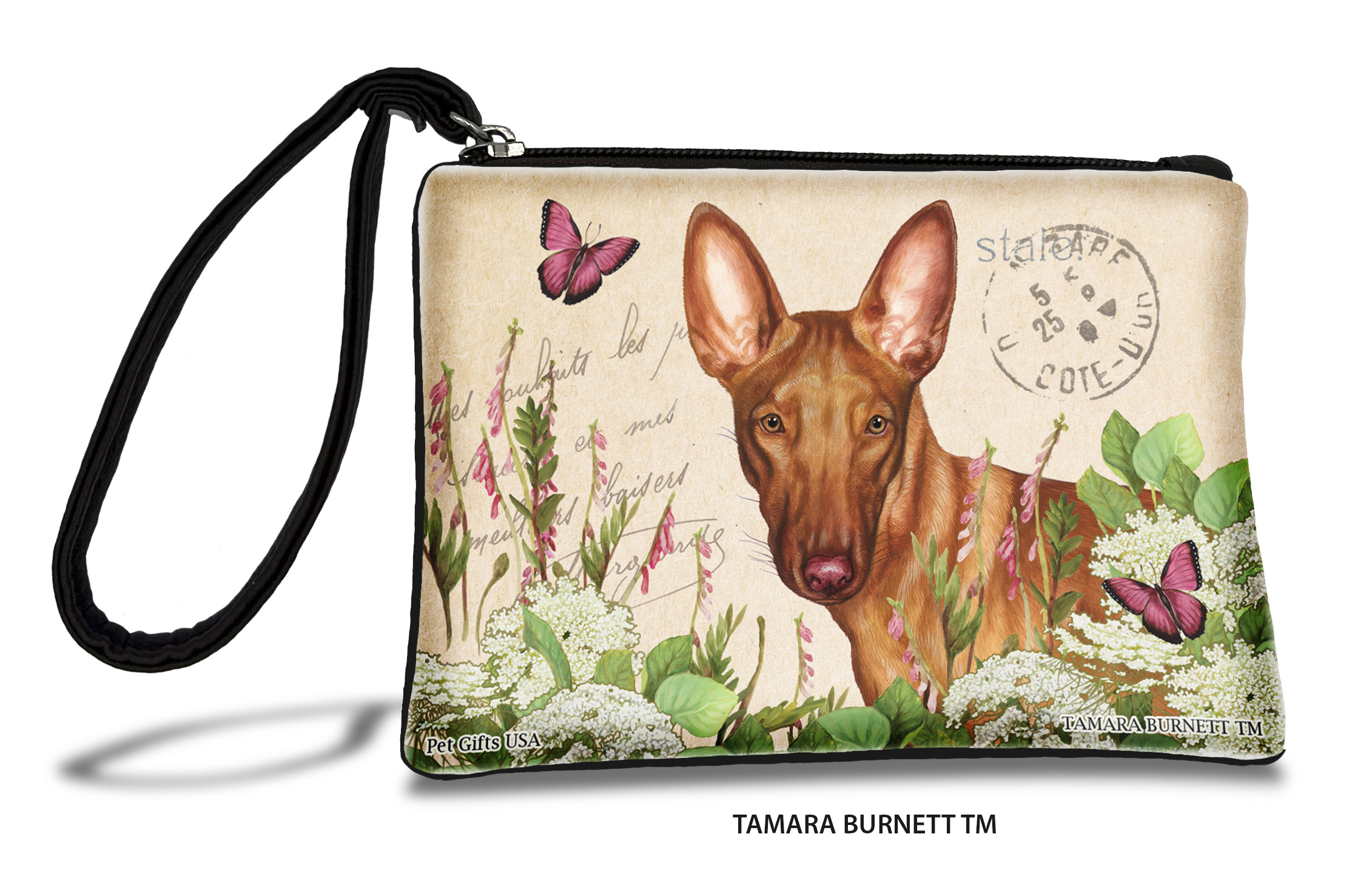 An image of product 31460 - Pharaoh Hound (__) - Zippies Pet Pouch Coin Purse