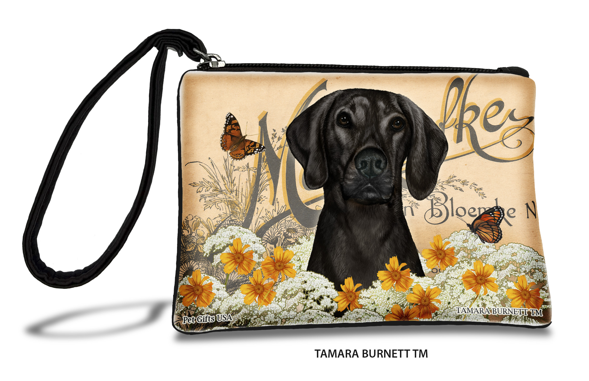 An image of product 31475 - Plott Hound (__black_) - Zippies Pet Pouch Coin Purse