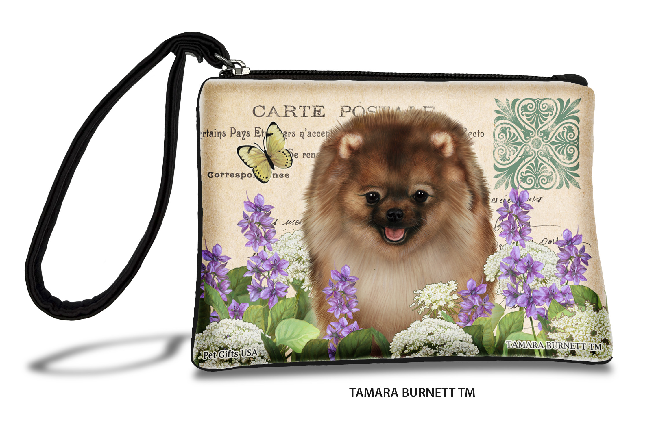Pomeranian (_orange_sable_) - Zippies Pet Pouch Coin Purse
