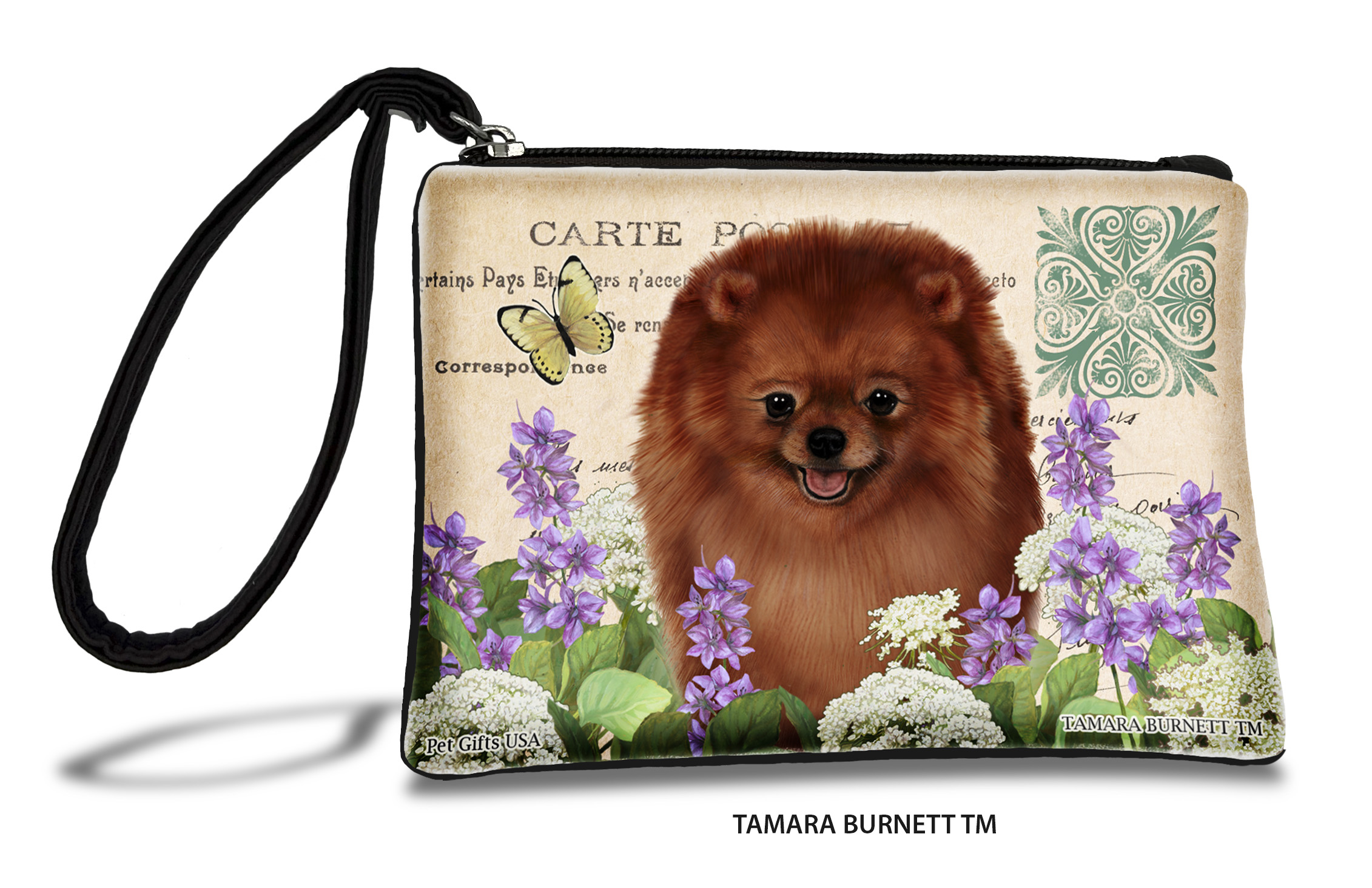 Pomeranian (_red_) - Zippies Pet Pouch Coin Purse