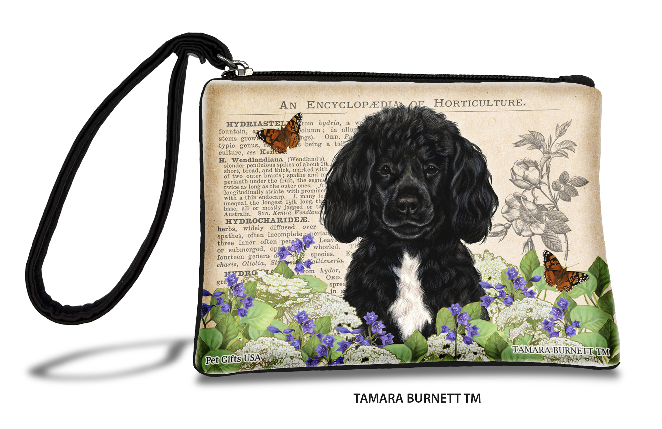 Portuguese Water Dog (___black_and_white_beardless__) - Zippies Pet Pouch Coin Purse