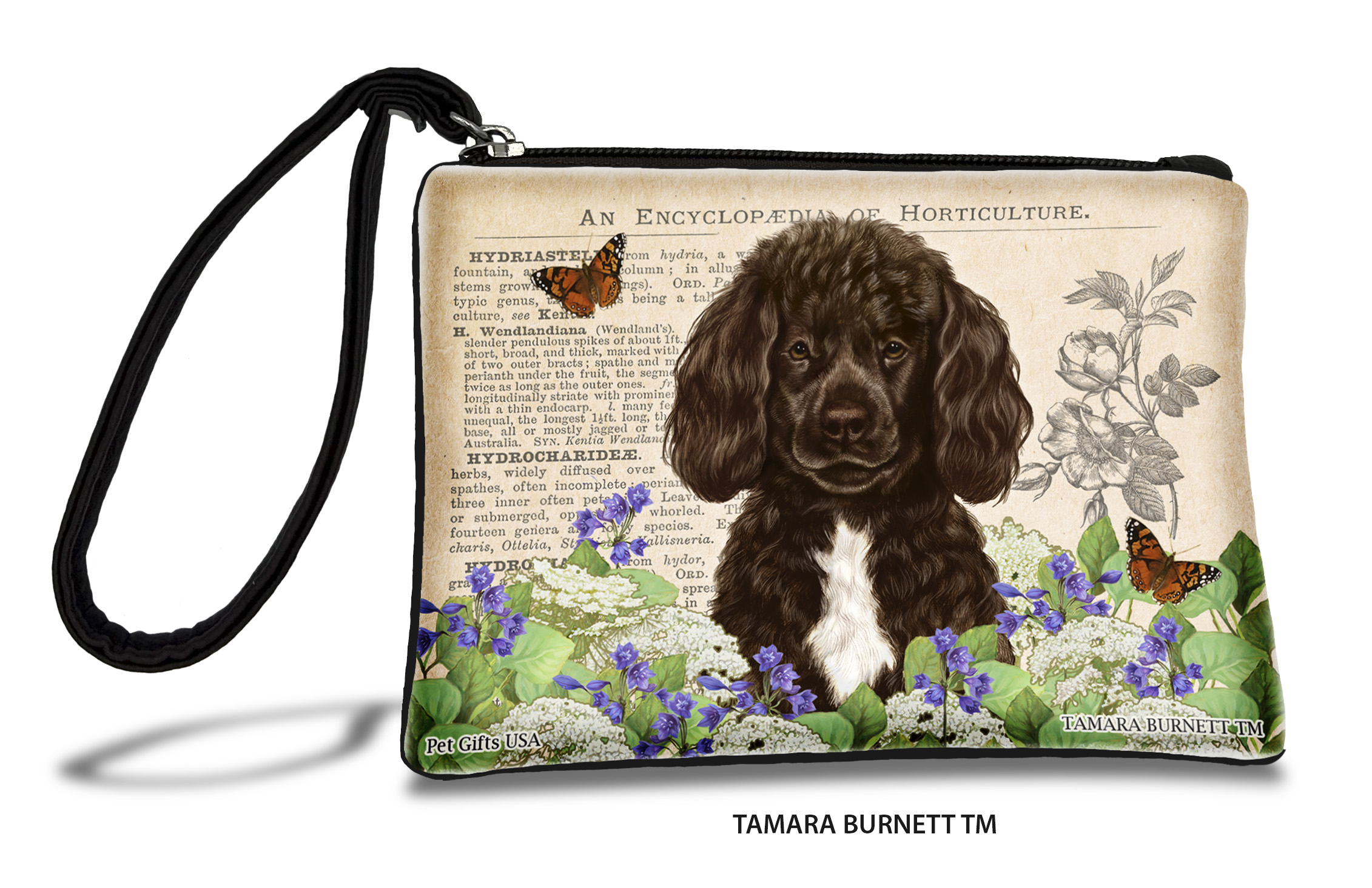 Portuguese Water Dog (___brown_and_white_beardless__) - Zippies Pet Pouch Coin Purse