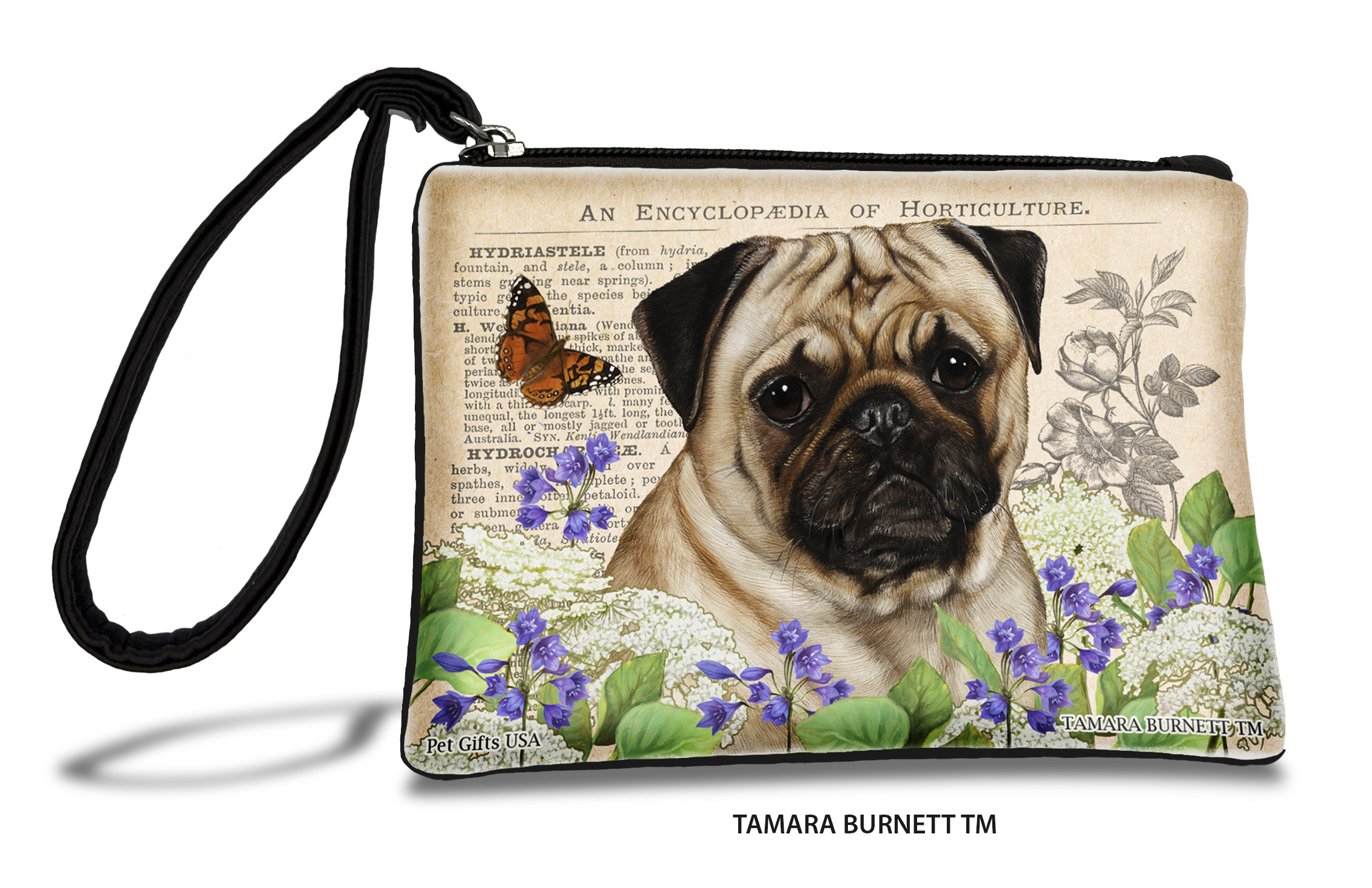 Pug (_fawn_) - Zippies Pet Pouch Coin Purse