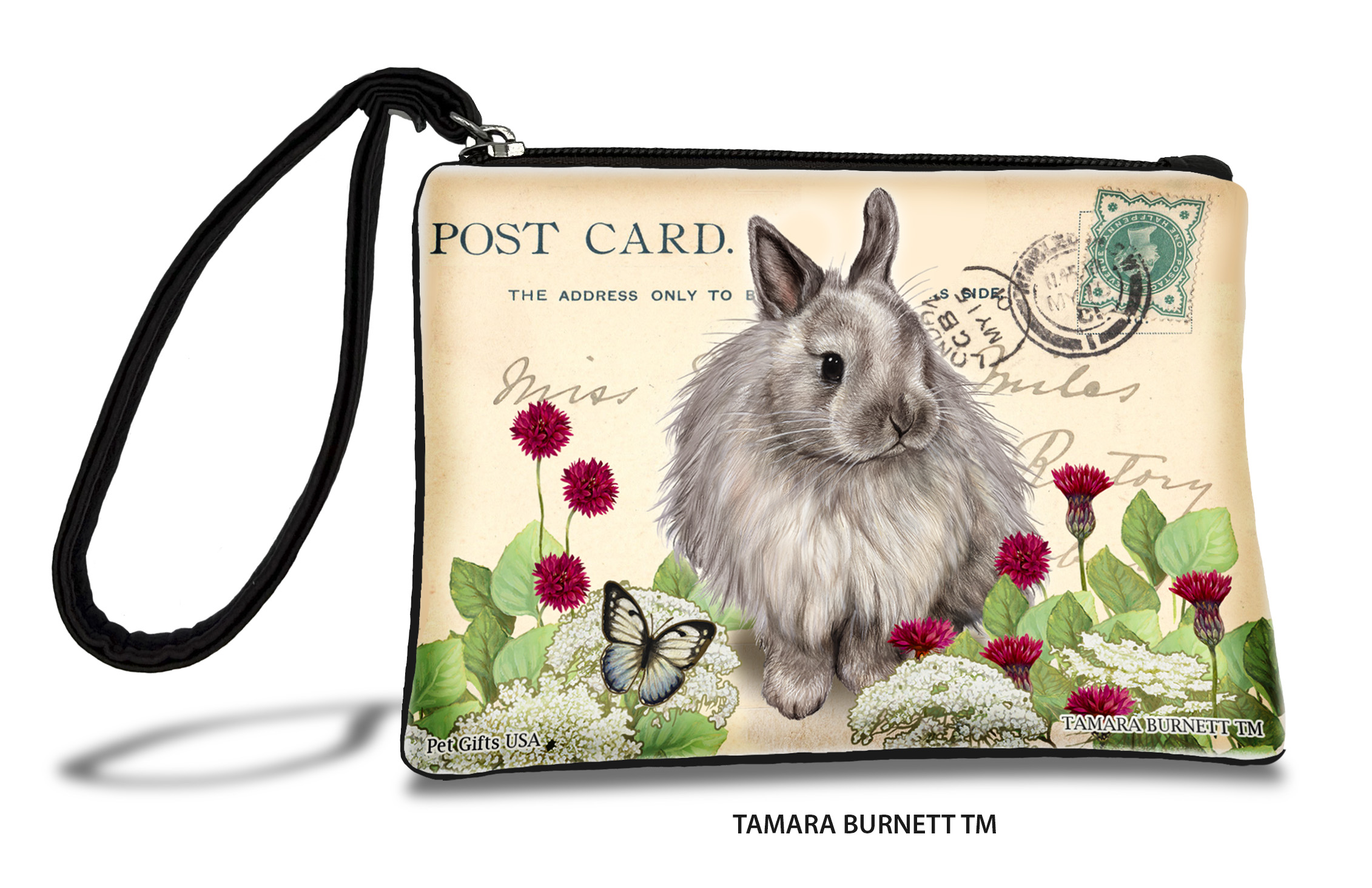 An image of product 31505 - Jersey Wooley Rabbit (___) - Zippies Pet Pouch Coin Purse