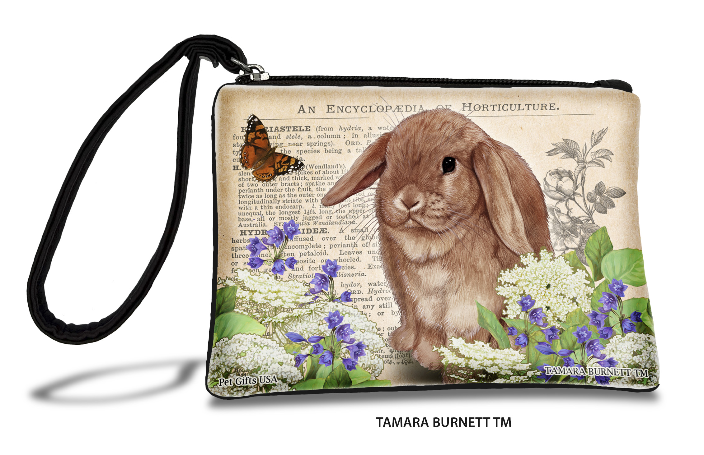 Mini Lop Rabbit (___cinnamon_) - Zippies Pet Pouch Coin Purse