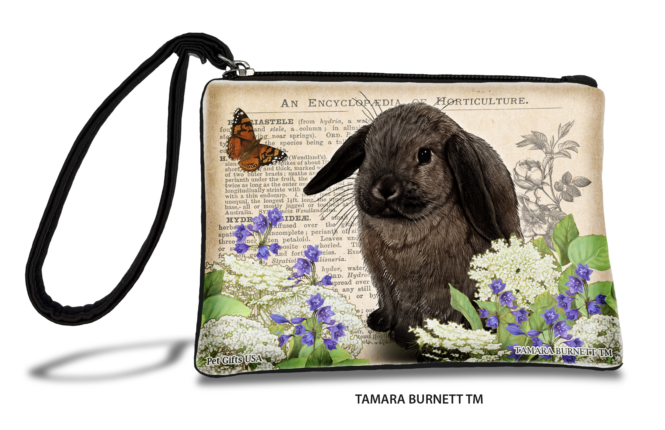 Mini Lop Rabbit (___sable_) - Zippies Pet Pouch Coin Purse