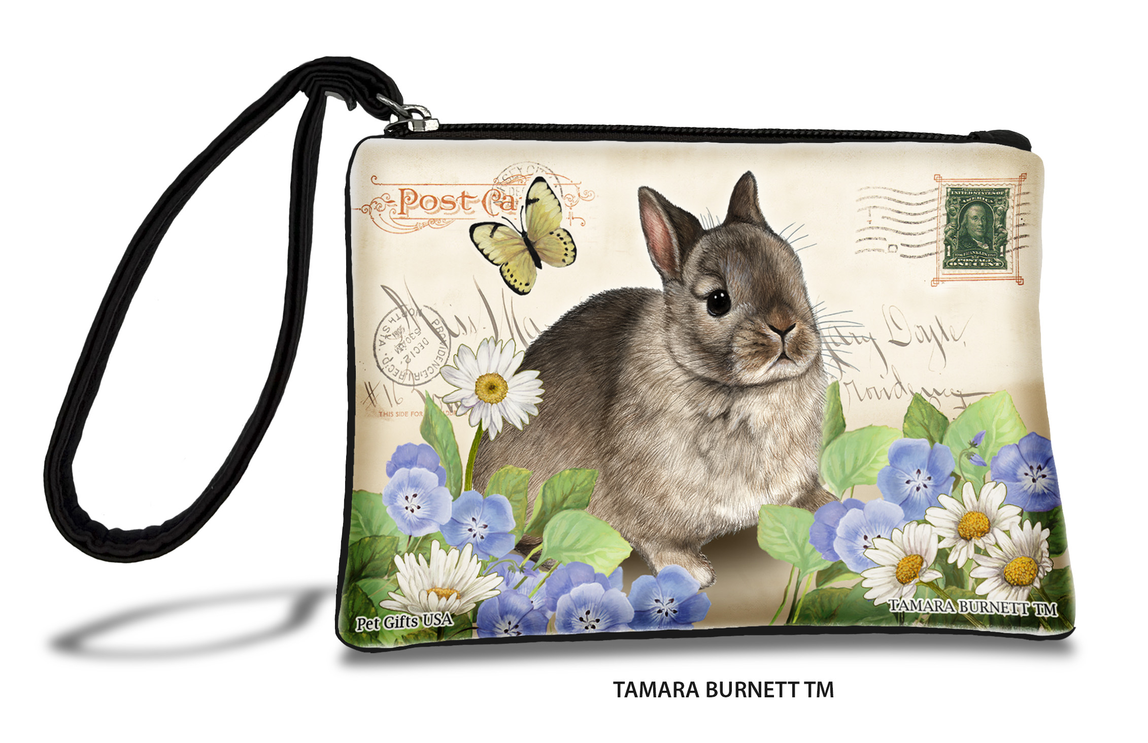 An image of product 31513 - Netherland Dwarf Rabbit (___agouti_) - Zippies Pet Pouch Coin Purse
