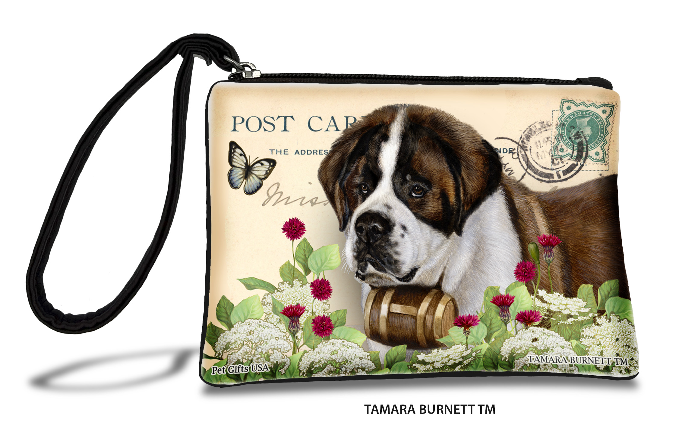 An image of product 31537 - St Bernard (Saint__) - Zippies Pet Pouch Coin Purse