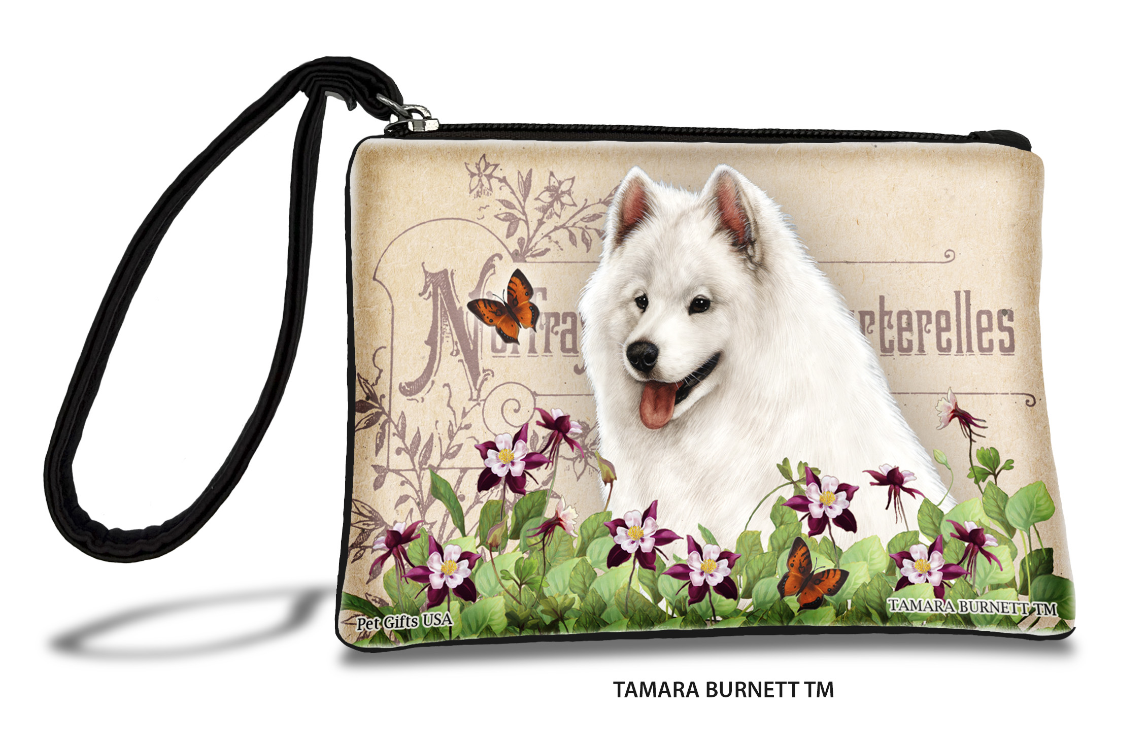 An image of product 31538 - Samoyed (_) - Zippies Pet Pouch Coin Purse