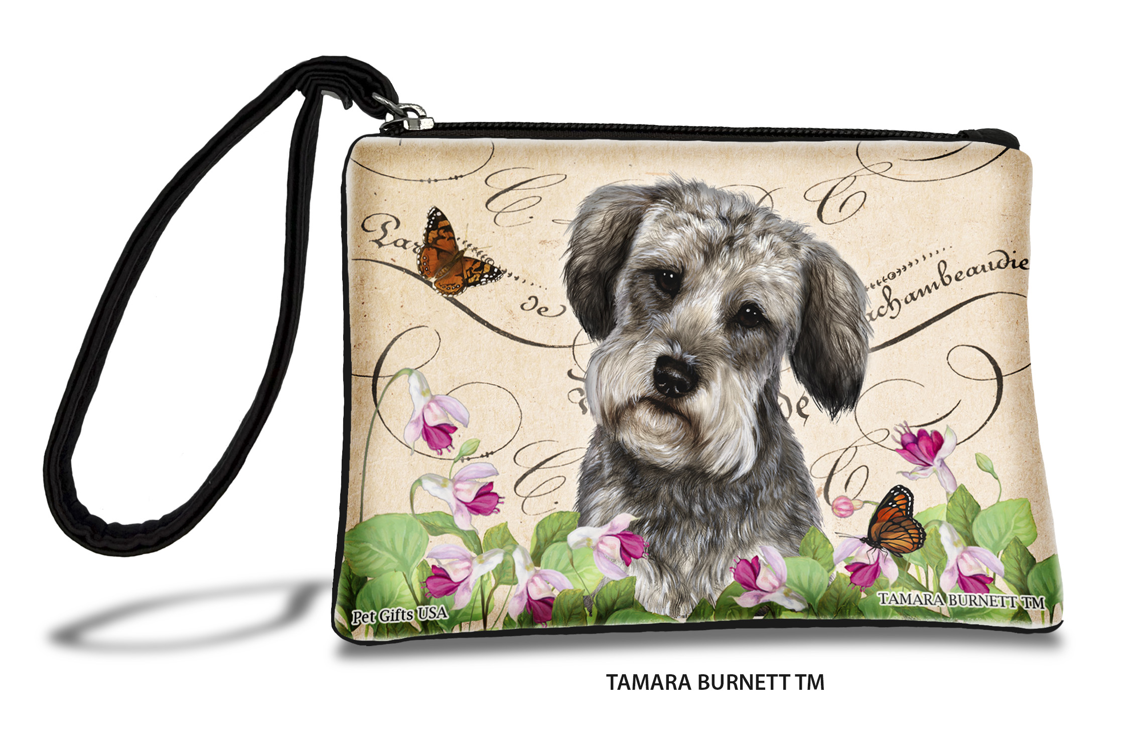 An image of product 31544 - Schnoodle (_grey_) - Zippies Pet Pouch Coin Purse