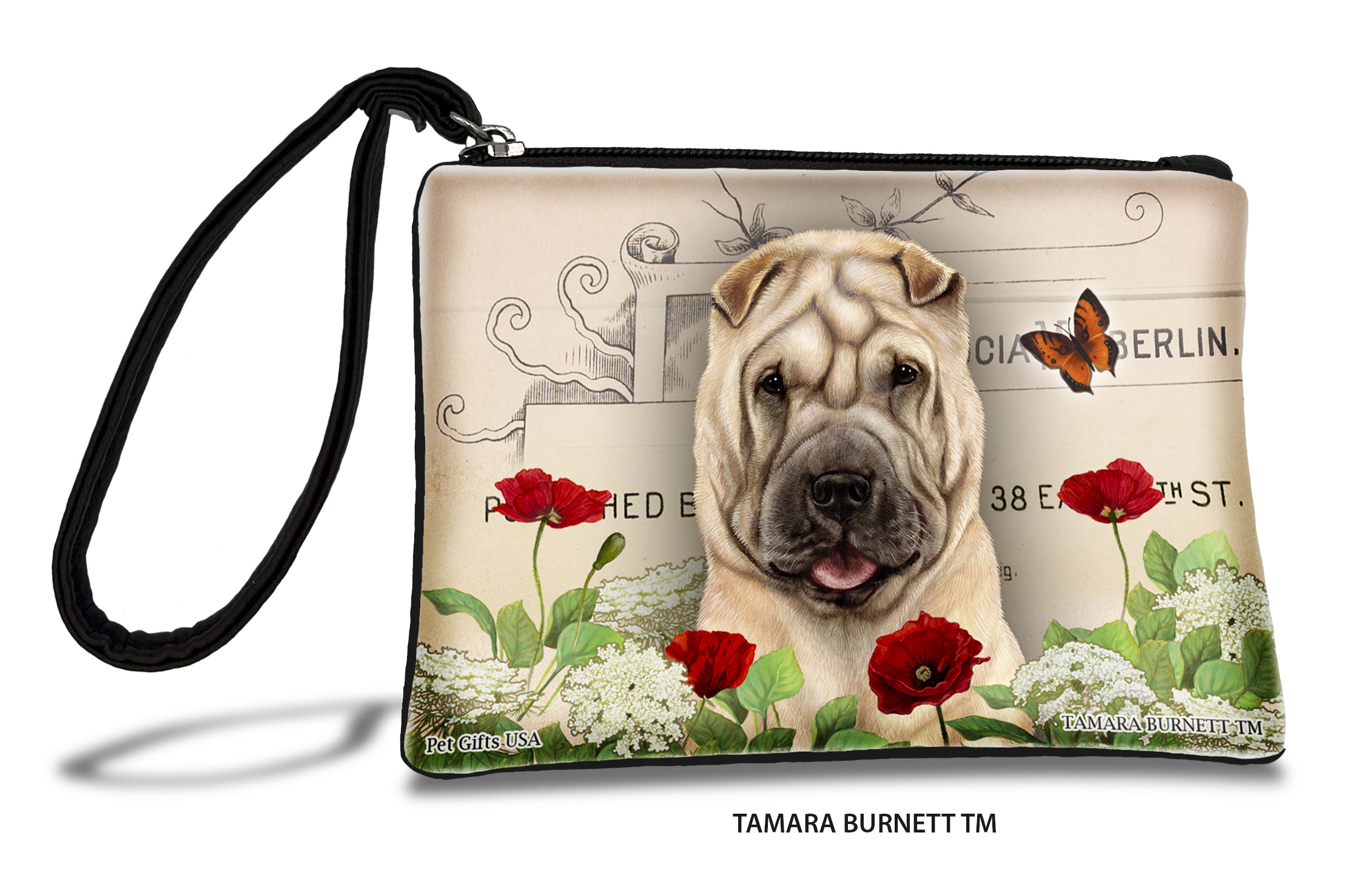 Shar Pei (__cream_) - Zippies Pet Pouch Coin Purse