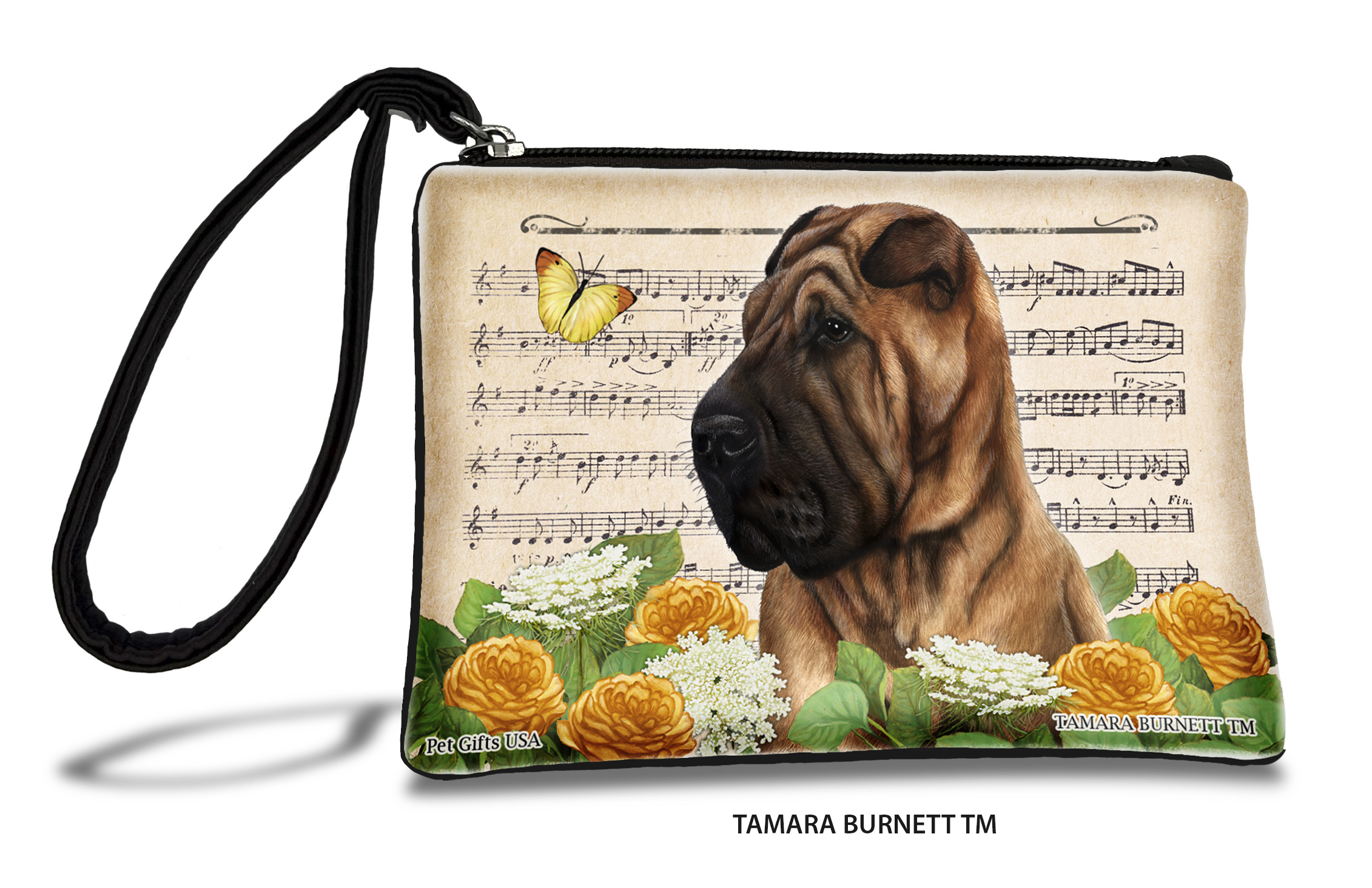 Shar Pei (__fawn_style_2__) - Zippies Pet Pouch Coin Purse