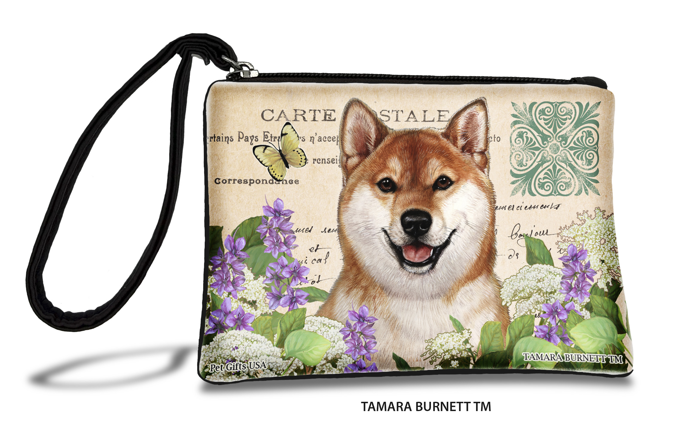 An image of product 31565 - Shiba Inu (__red_and_white_) - Zippies Pet Pouch Coin Purse