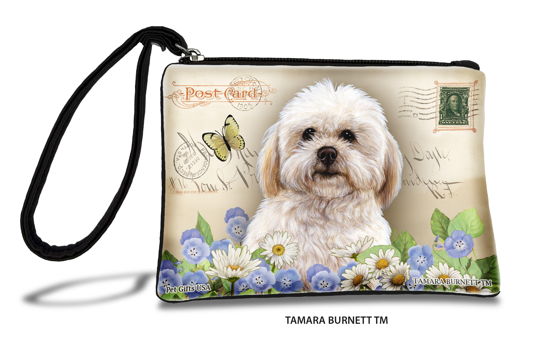 An image of product 31567 - Shih Poo (__cream__) - Zippies Pet Pouch Coin Purse