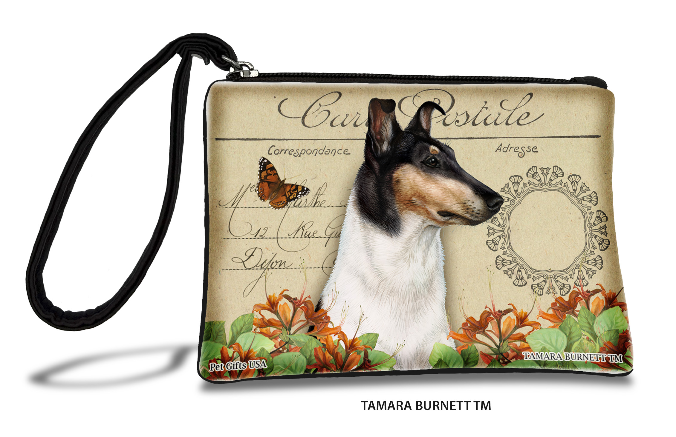 Smooth Collie (__tri_) - Zippies Pet Pouch Coin Purse