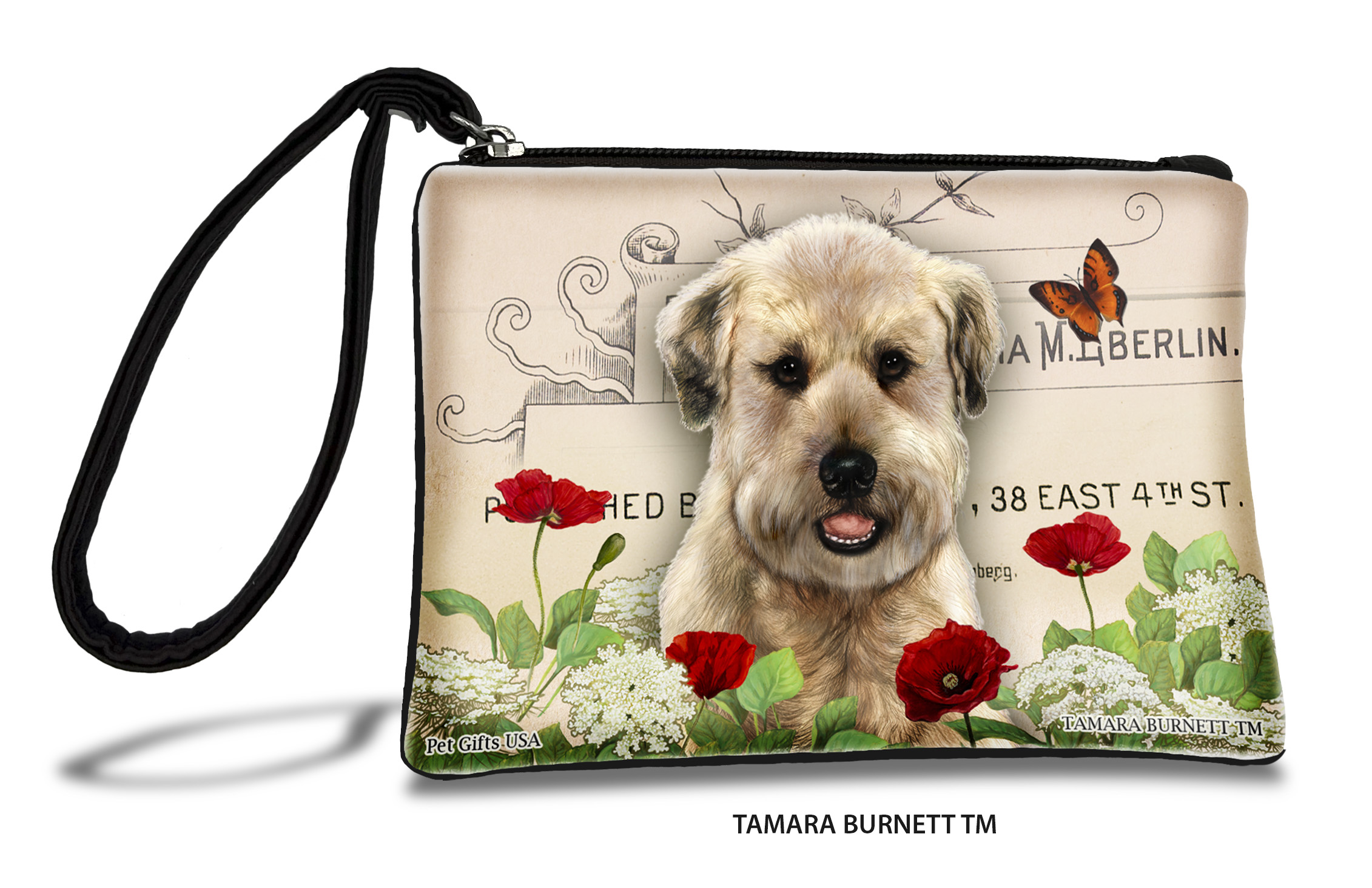 An image of product 31582 - Soft Coated Wheaten (___puppy_cut_) - Zippies Pet Pouch Coin Purse