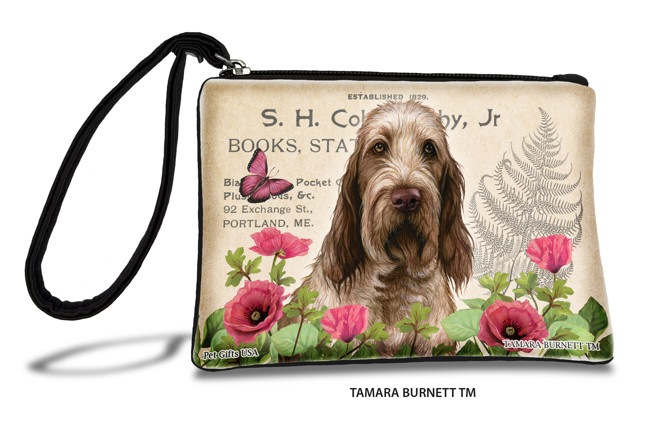 Spinone Italiano (__brown_roan_) - Zippies Pet Pouch Coin Purse