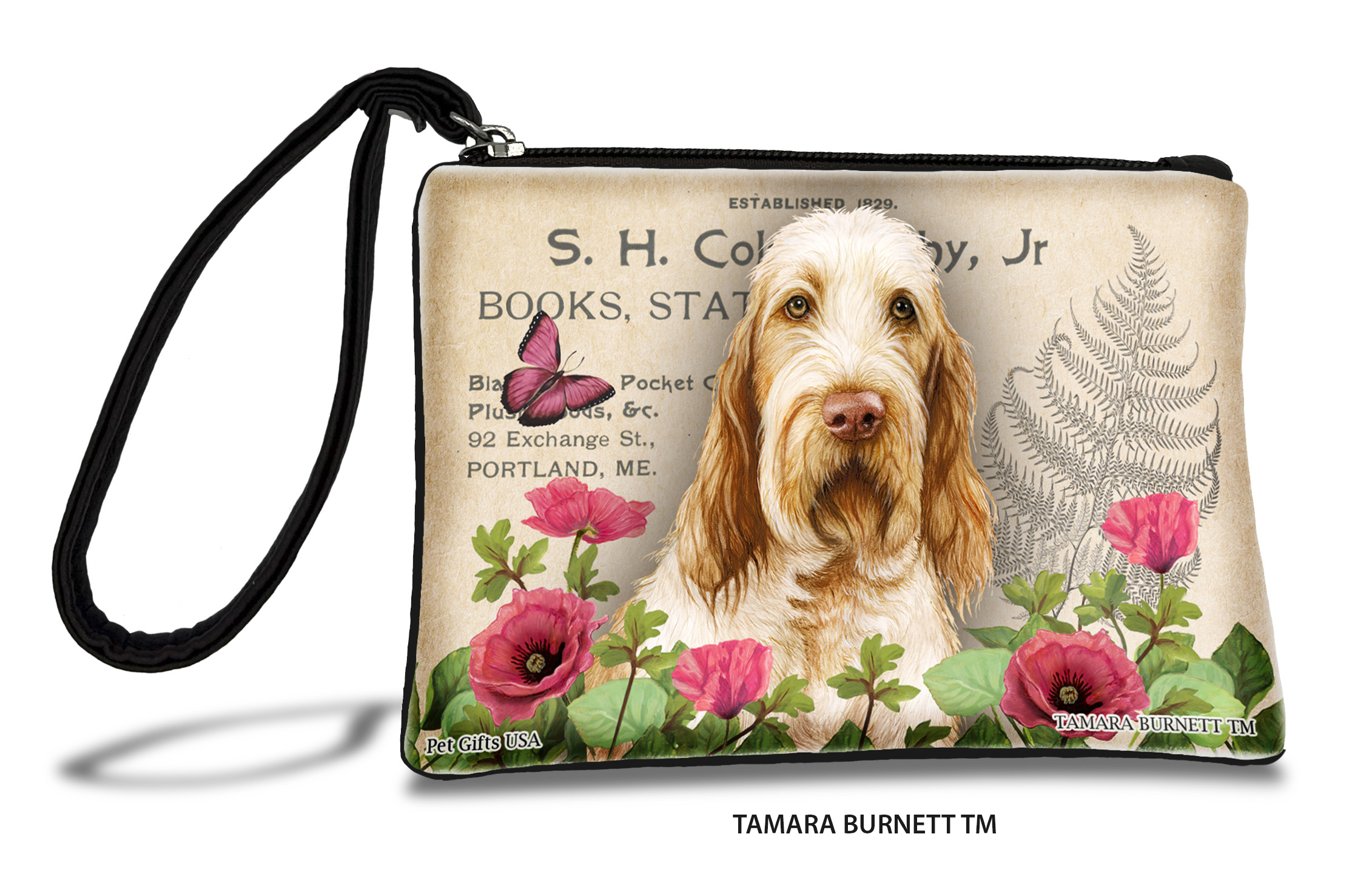 Spinone Italiano (__orange_and_white_) - Zippies Pet Pouch Coin Purse