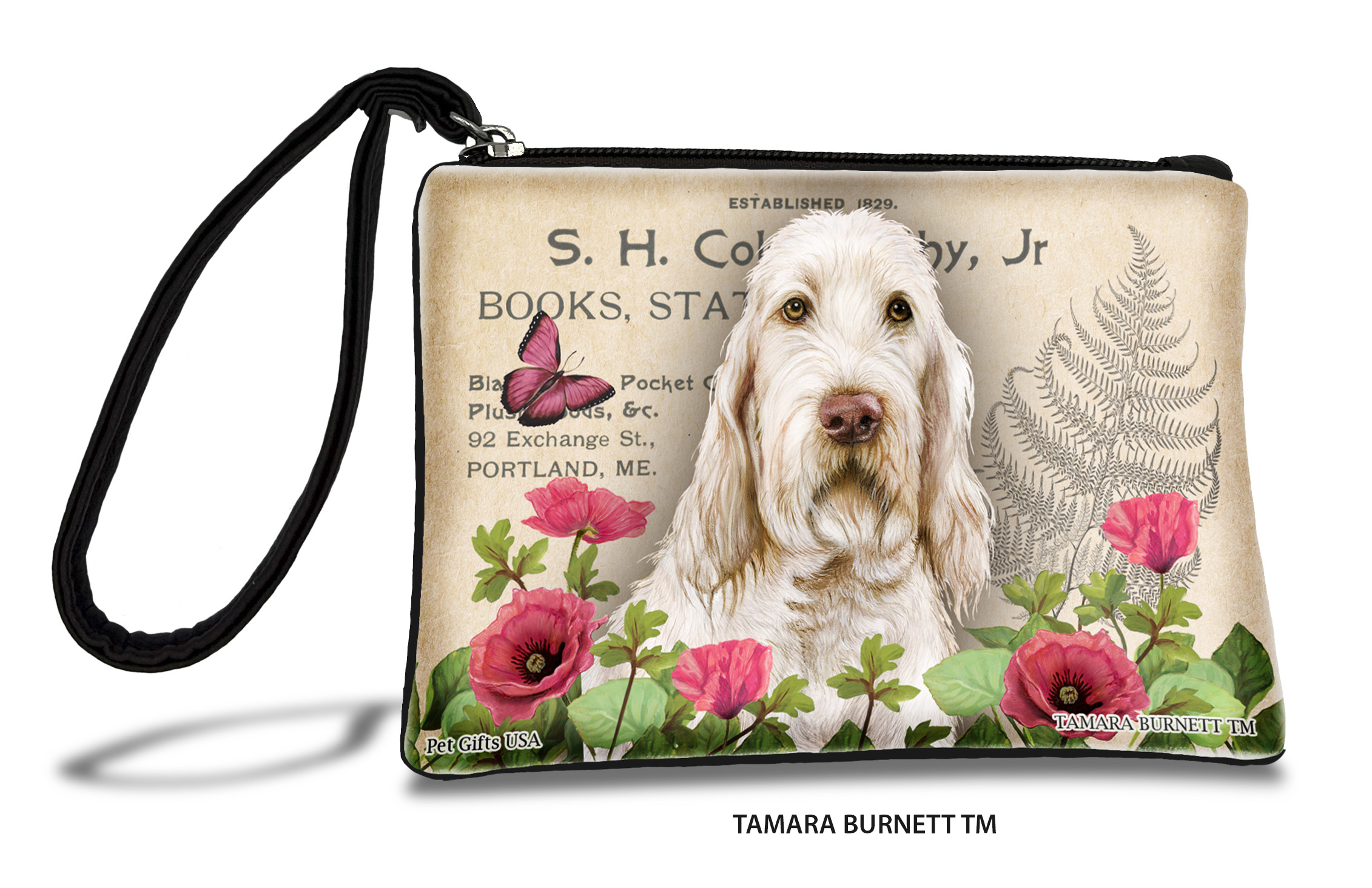 Spinone Italiano (__white_) - Zippies Pet Pouch Coin Purse