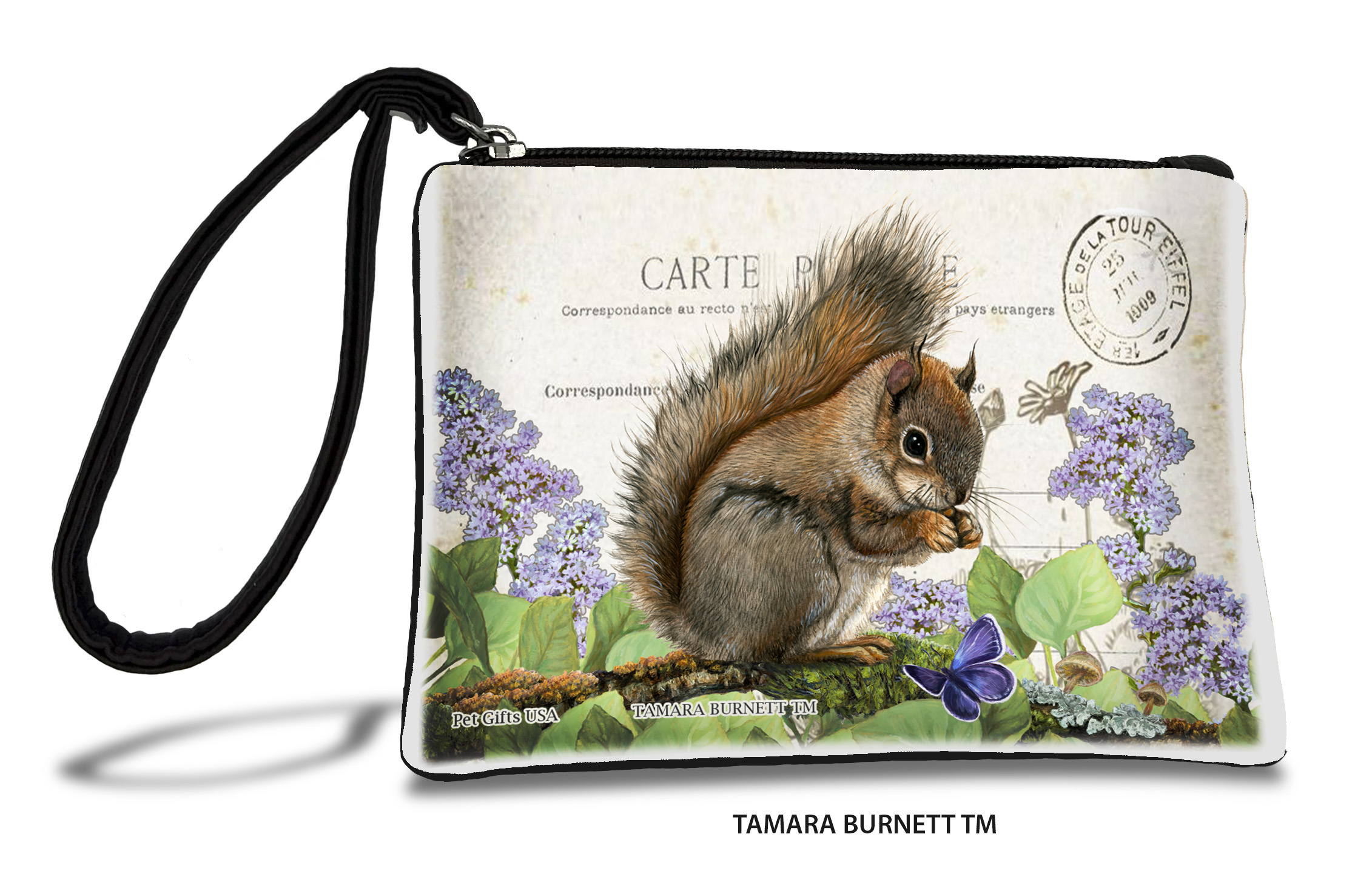 An image of product 32658 - Squirrel - Zippies Pet Pouch Coin Purse