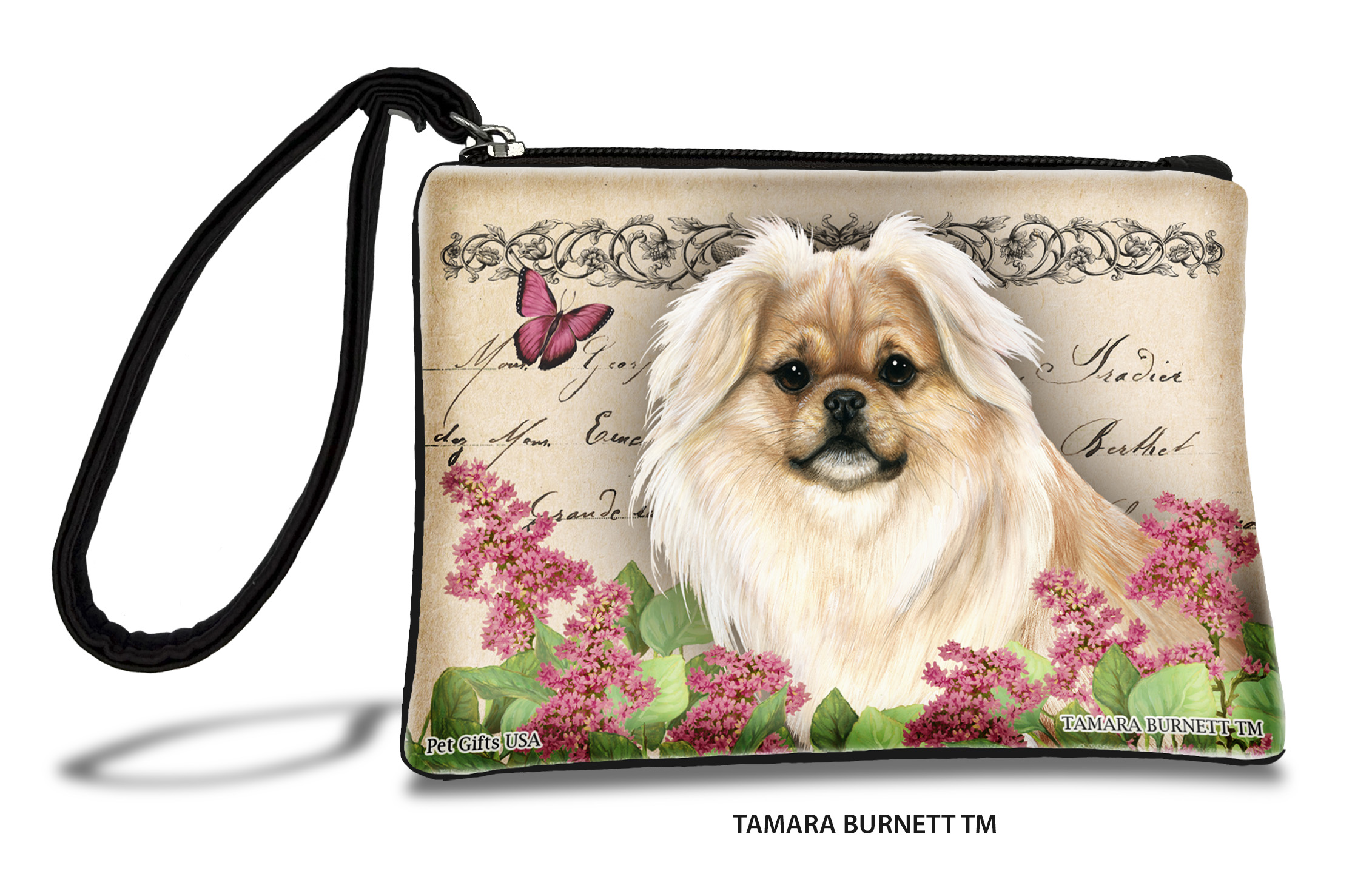 An image of product 31602 - Tibetan Spaniel (__cream_) - Zippies Pet Pouch Coin Purse