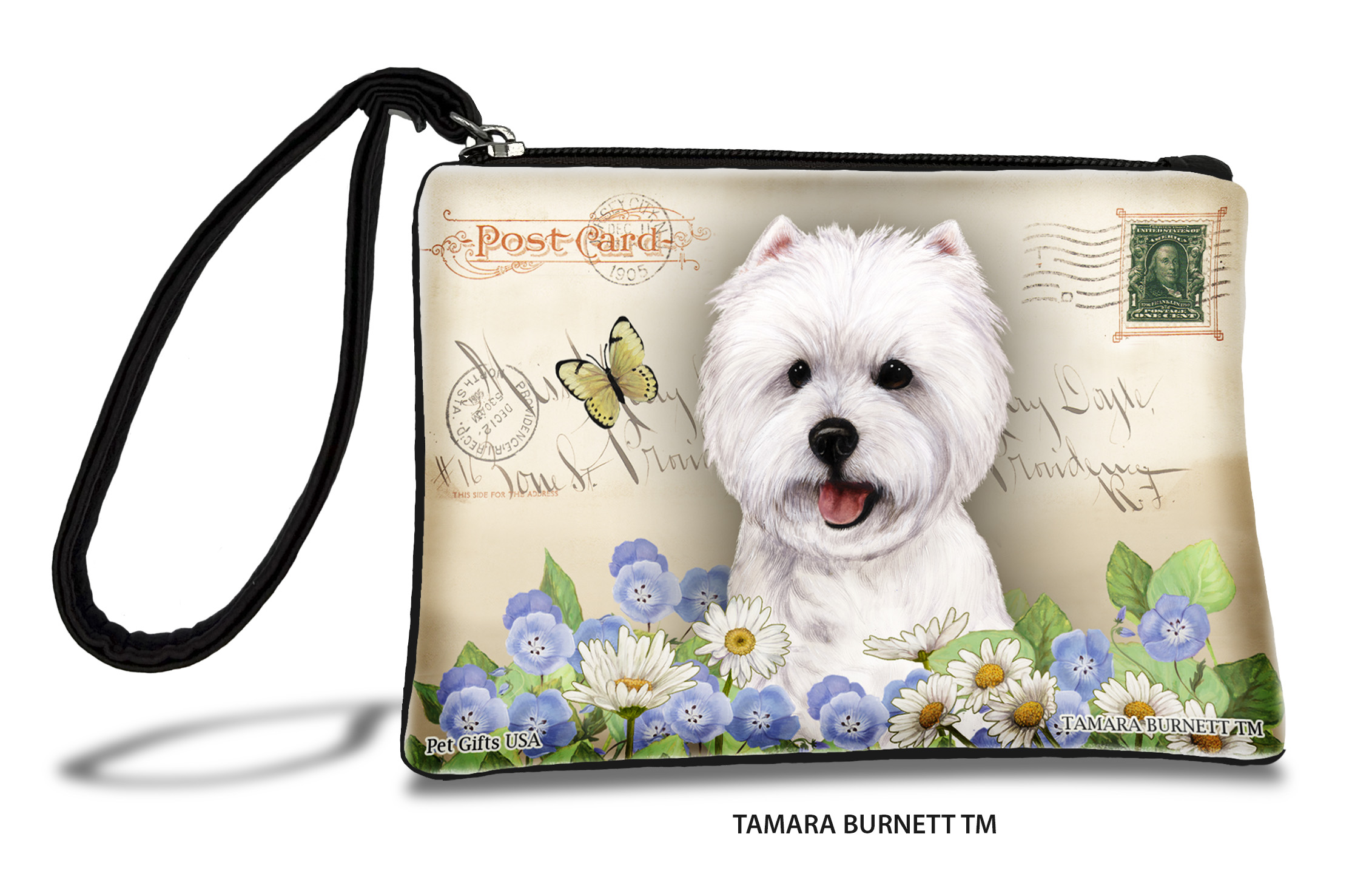 St Bernard (Weie_yle_2_) - Zippies Pet Pouch Coin Purse