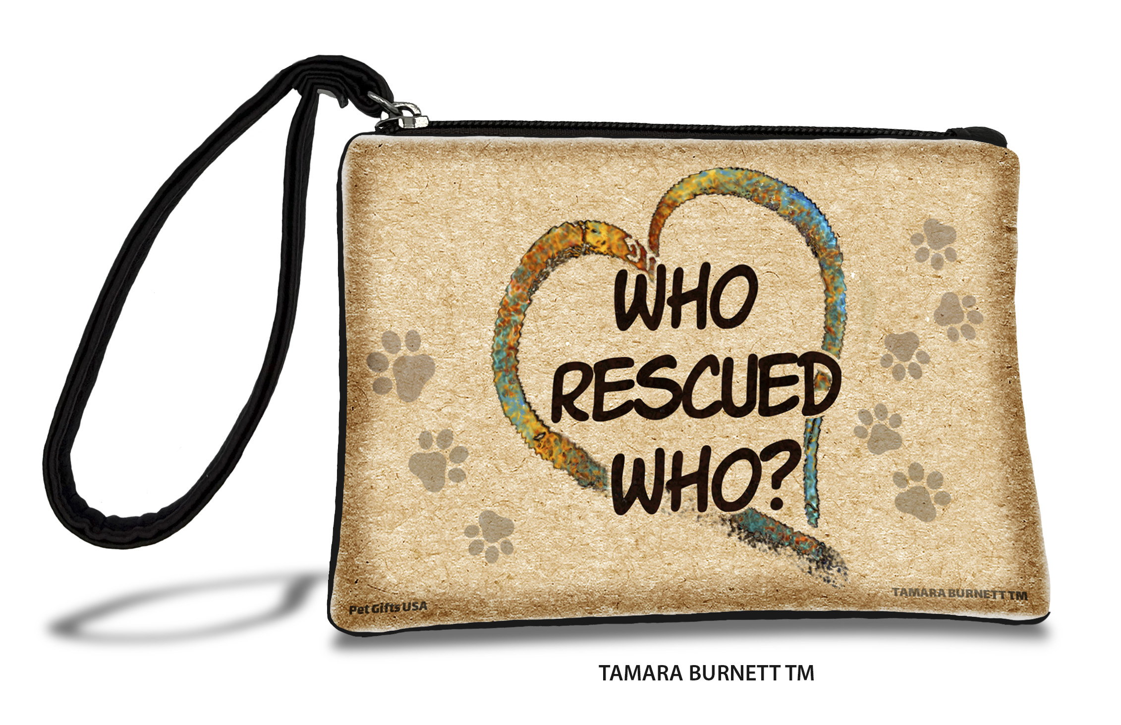 Who Rescued Who? - Zippies Pet Pouch Coin Purse image Who Rescued Who? - Zippies Pet Pouch Coin Purse image