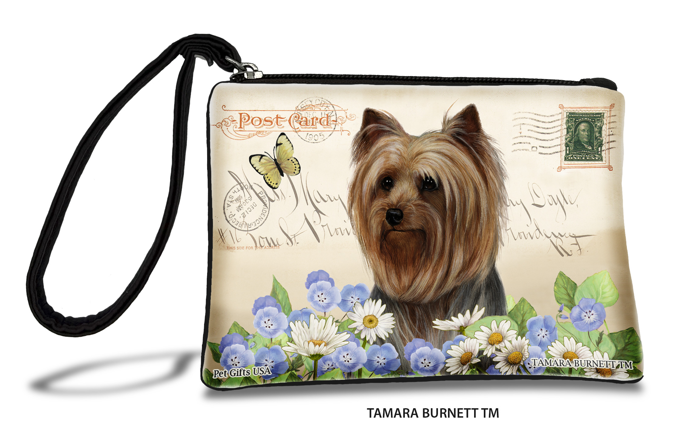  (Yorkie_adult_natural_coat_) - Zippies Pet Pouch Coin Purse