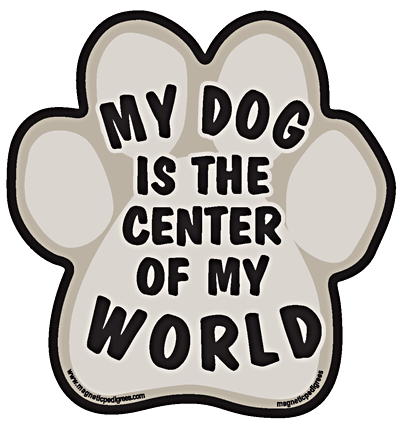 Dog Paw Shaped SOP Stickers sample image