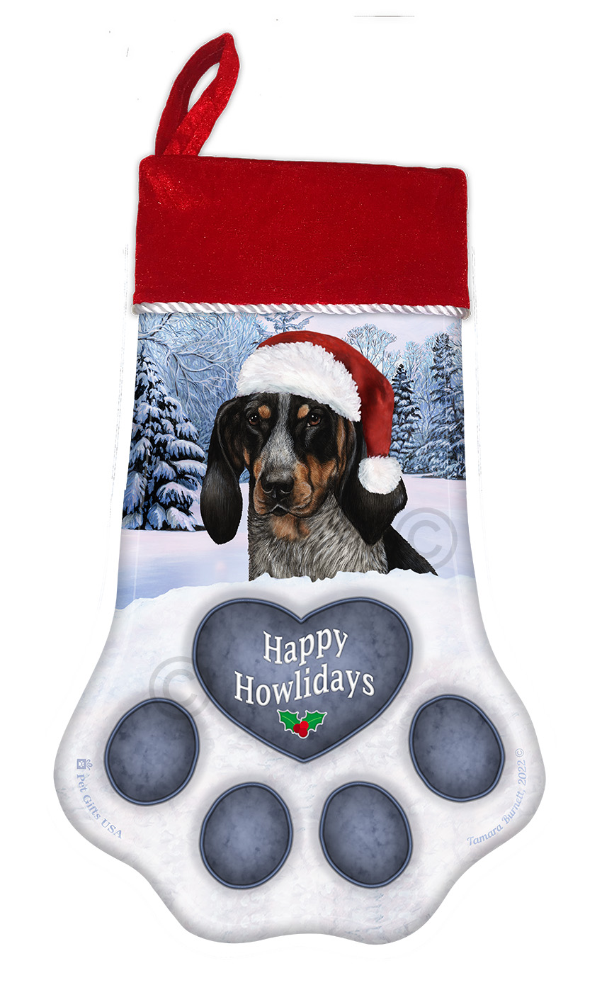 Coonhound Blue Tick Holiday Stocking image