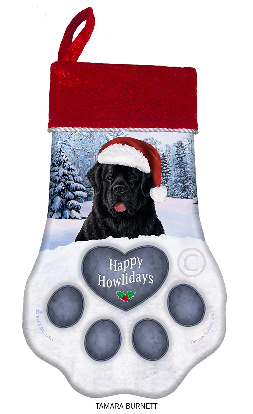 An image of product 22335 - Newfoundland Black Holiday Stocking