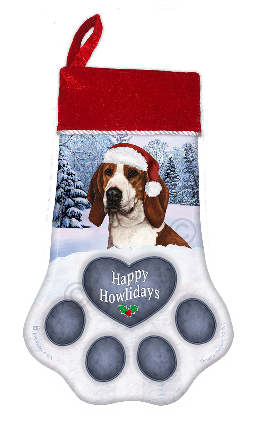 Coonhound Treeing Walker Holiday Stocking image